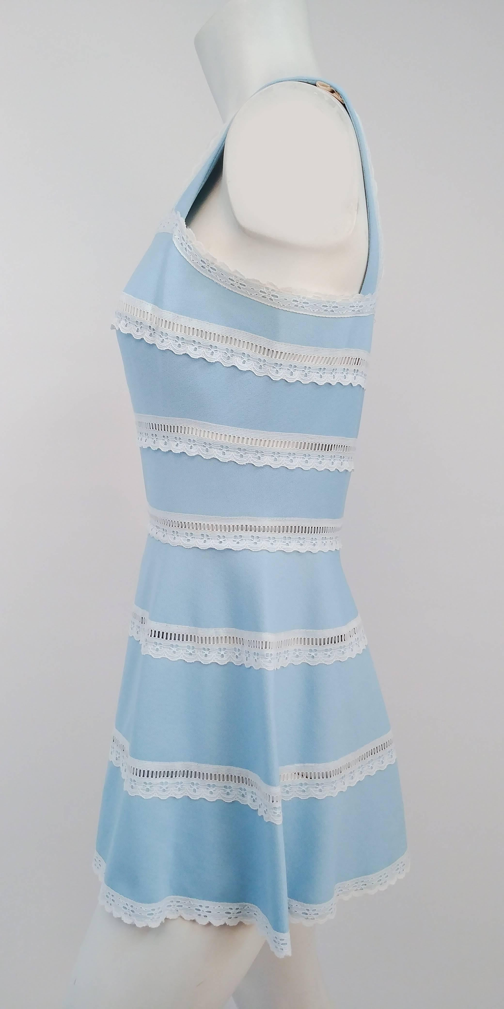 light blue tennis dress