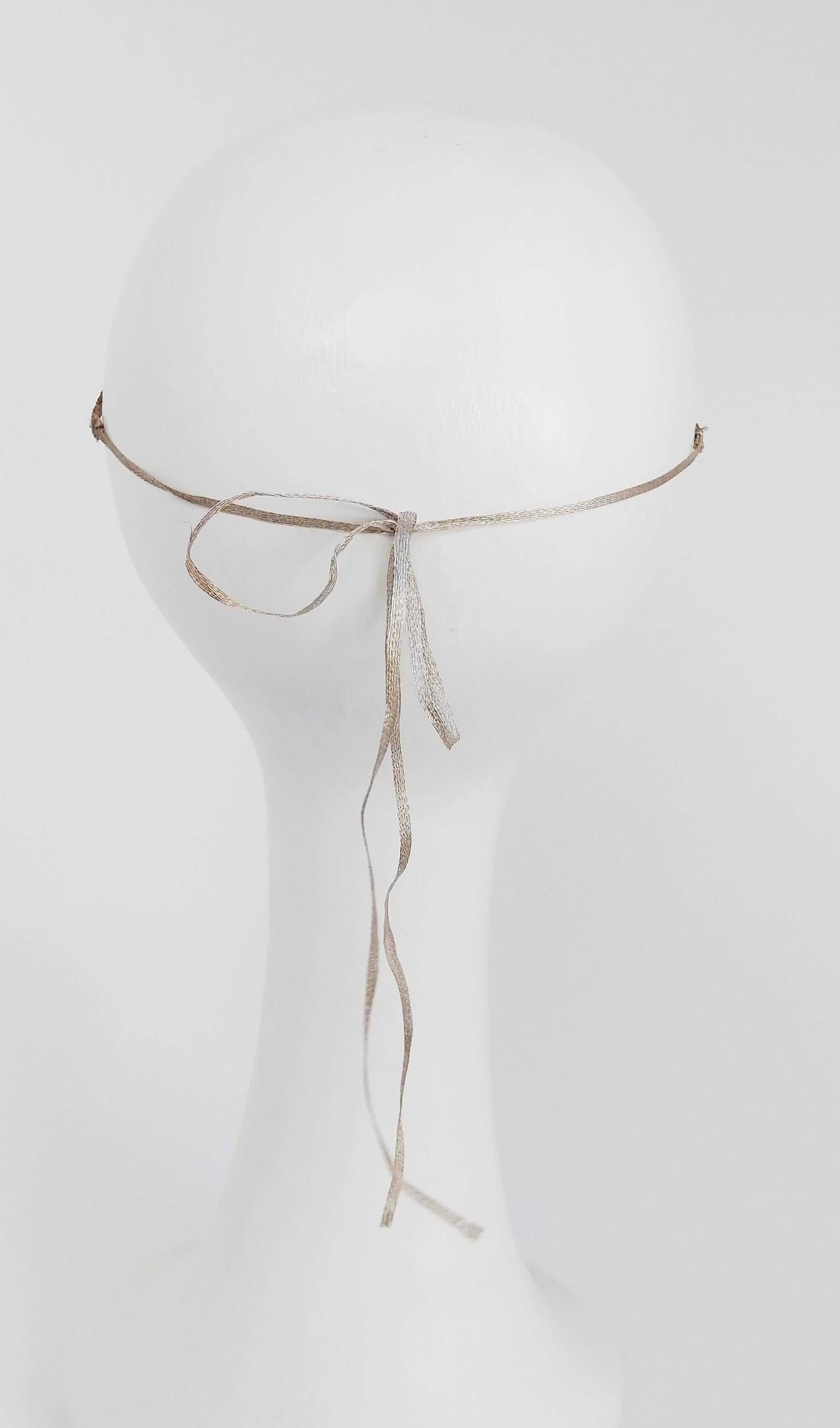 Women's 1920s Crystal and Brass Rhinestone Headband