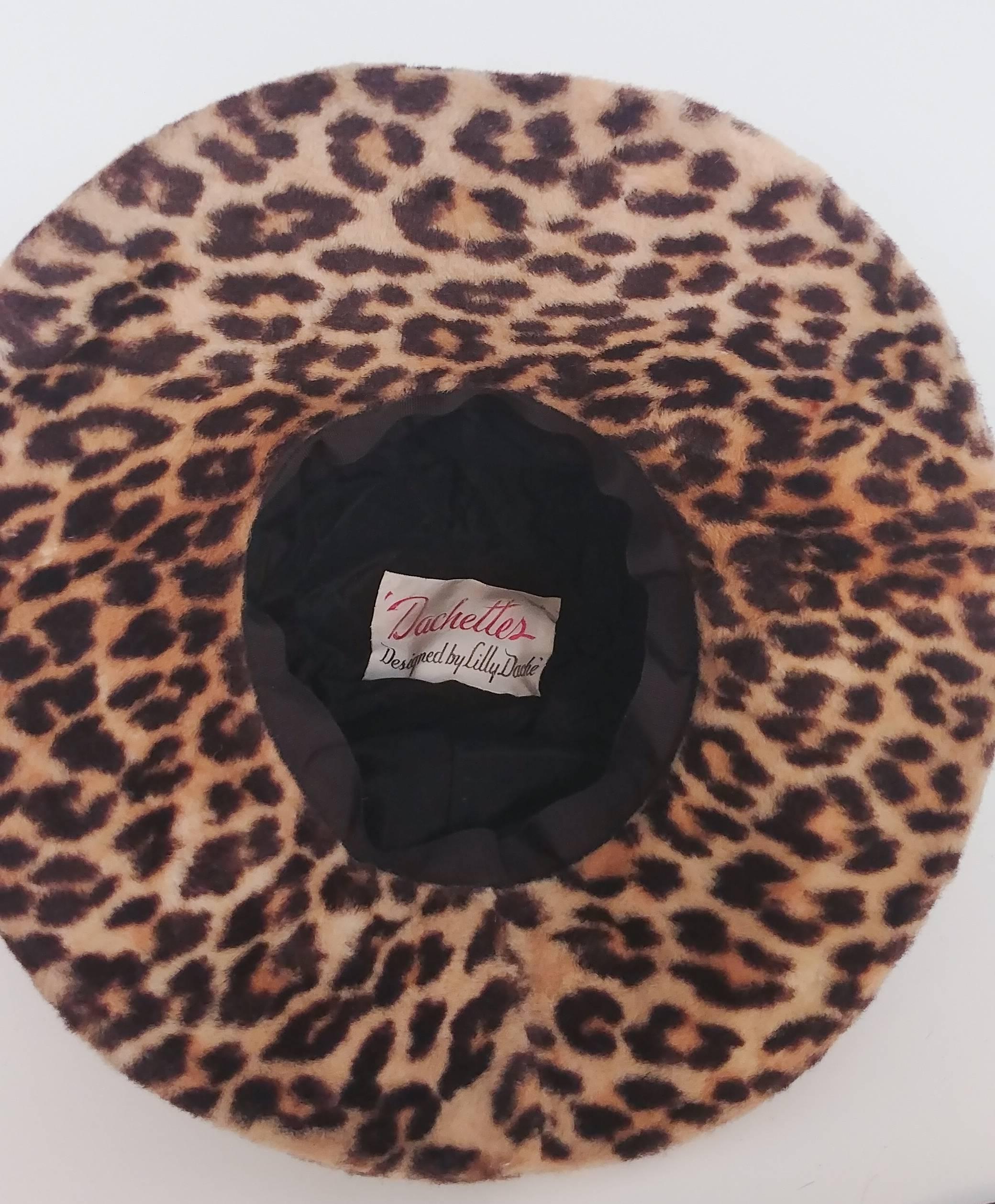 leopard print hat