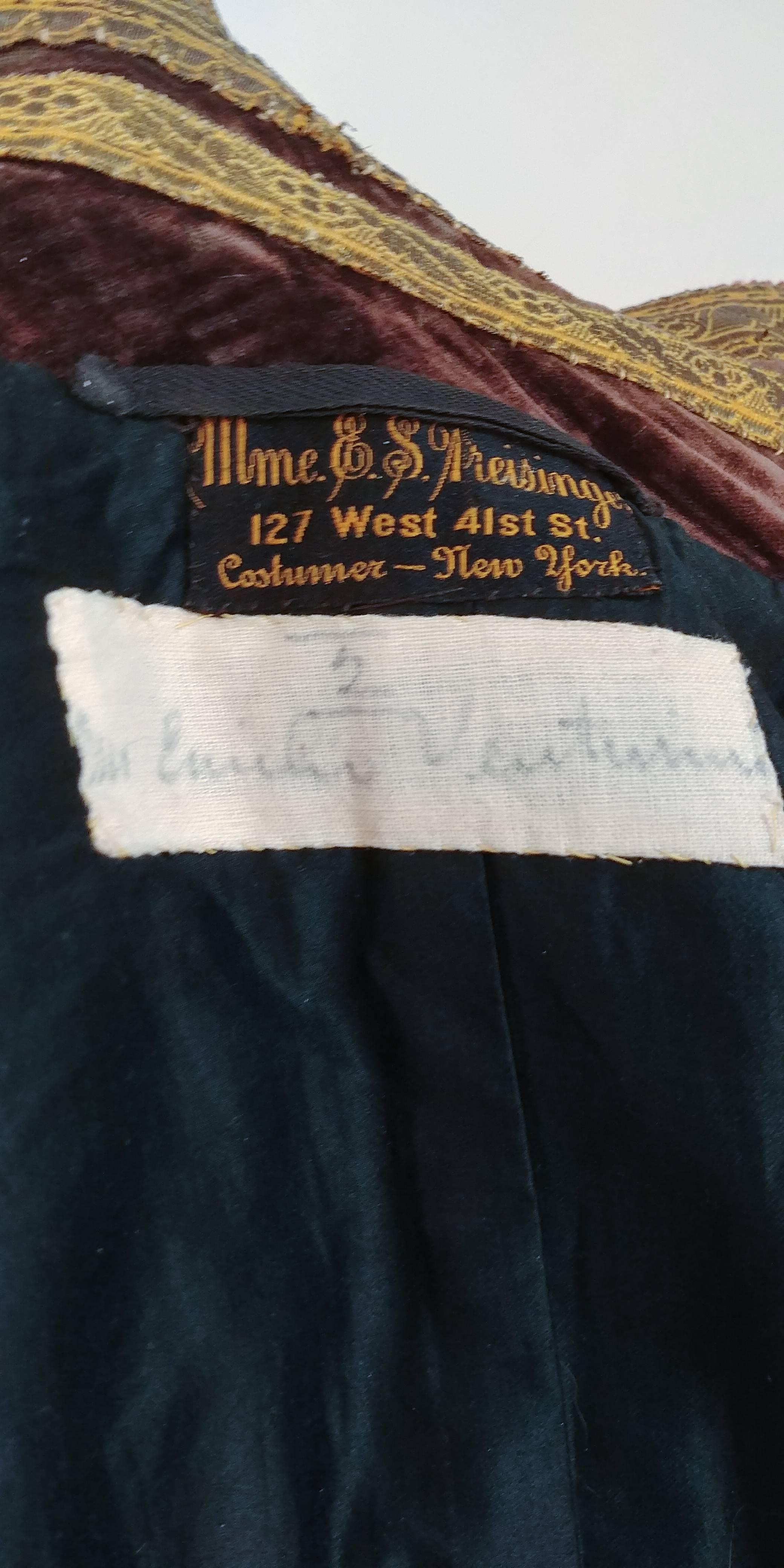 1900s Cropped Jacket w/ Brass Tassels  2