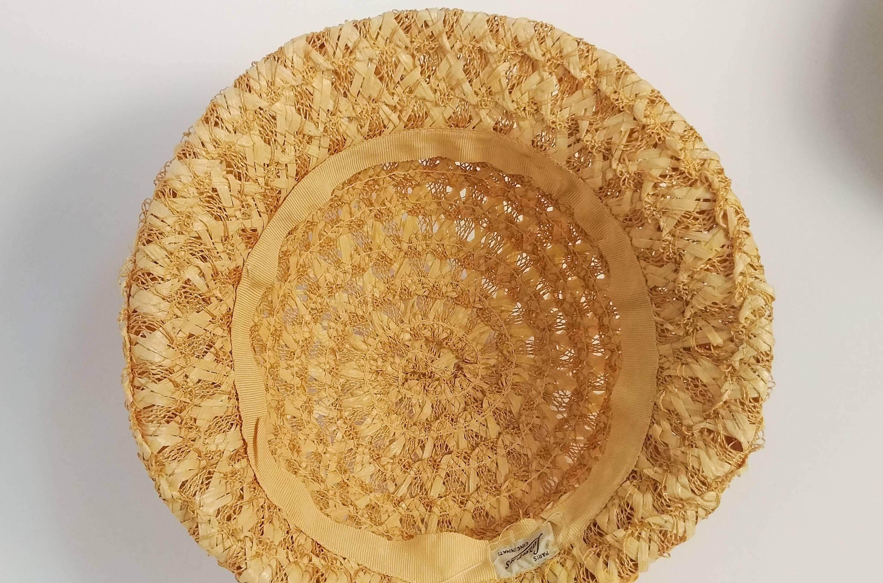 Women's 1930s Cocktail Time Straw Hat