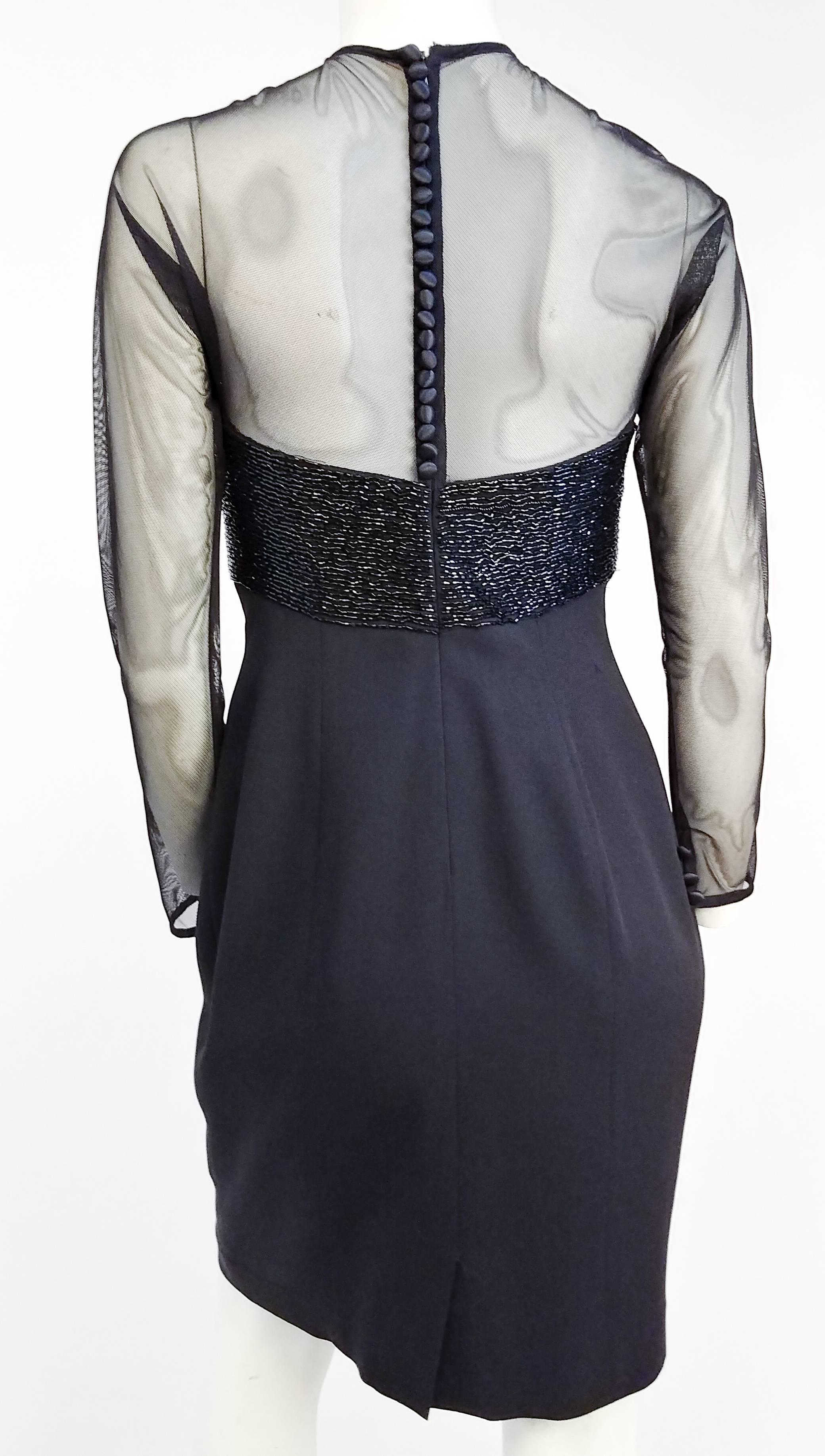 carmen marc valvo beaded dress