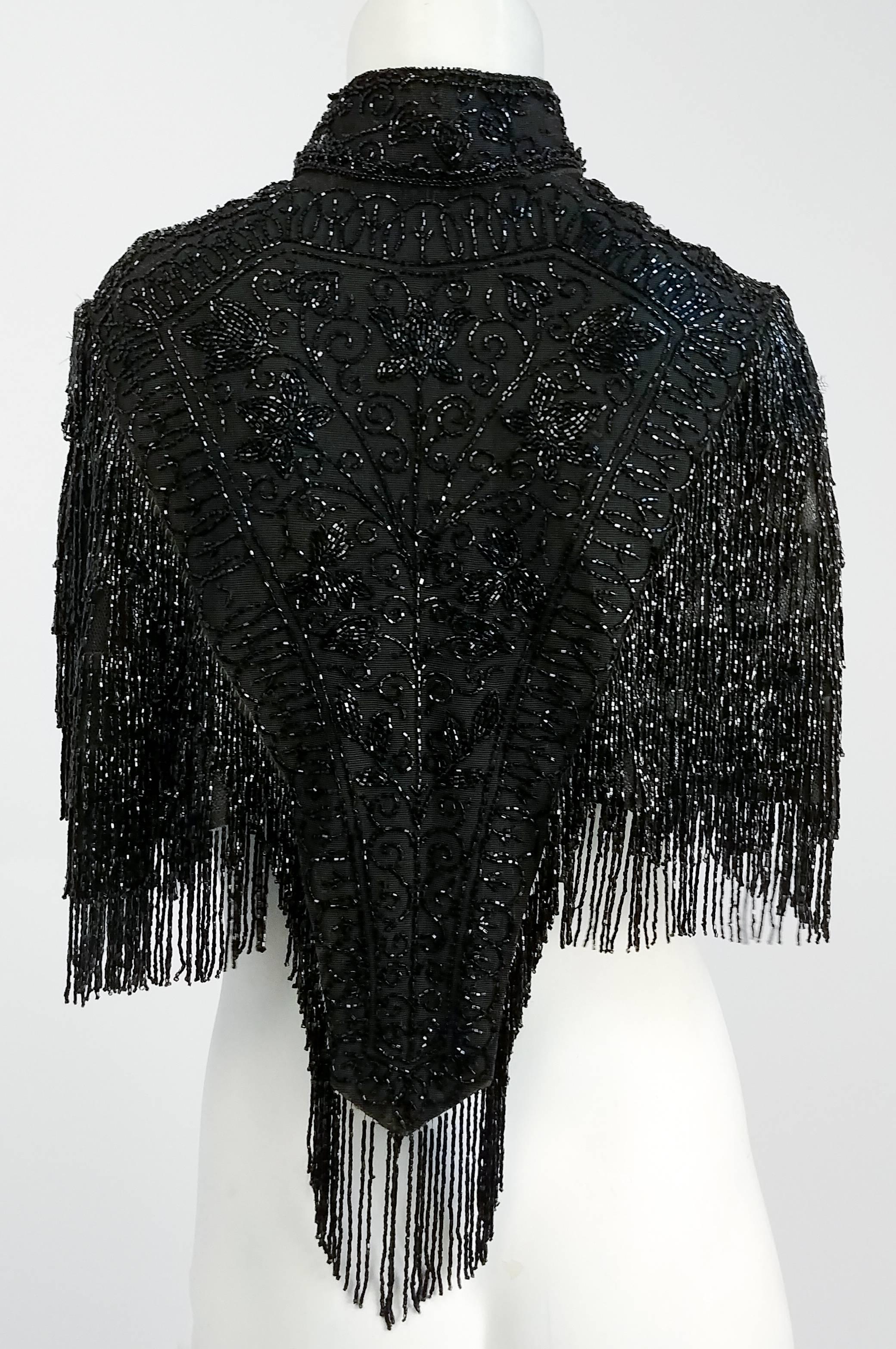 fringe capelet