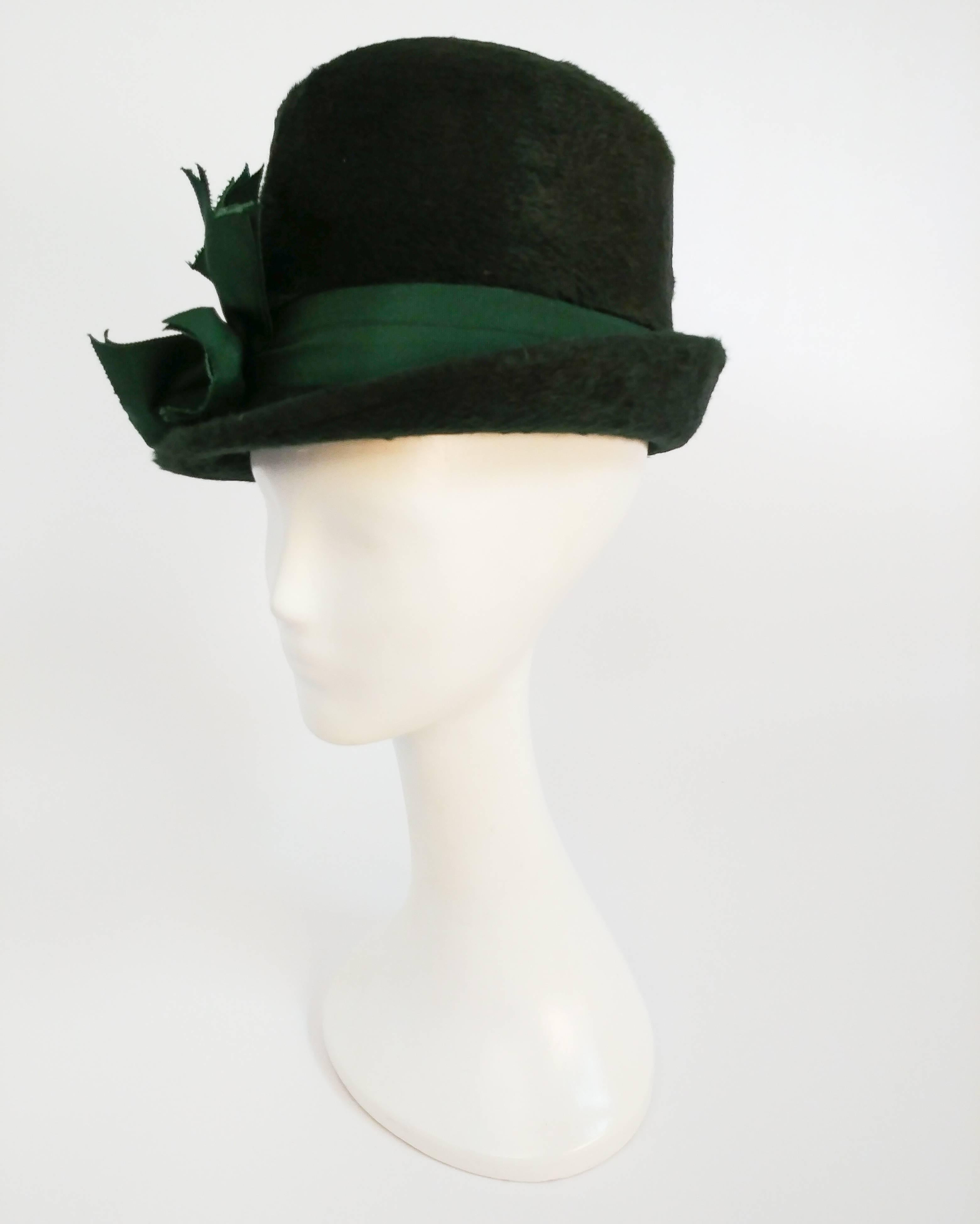 emerald green hat