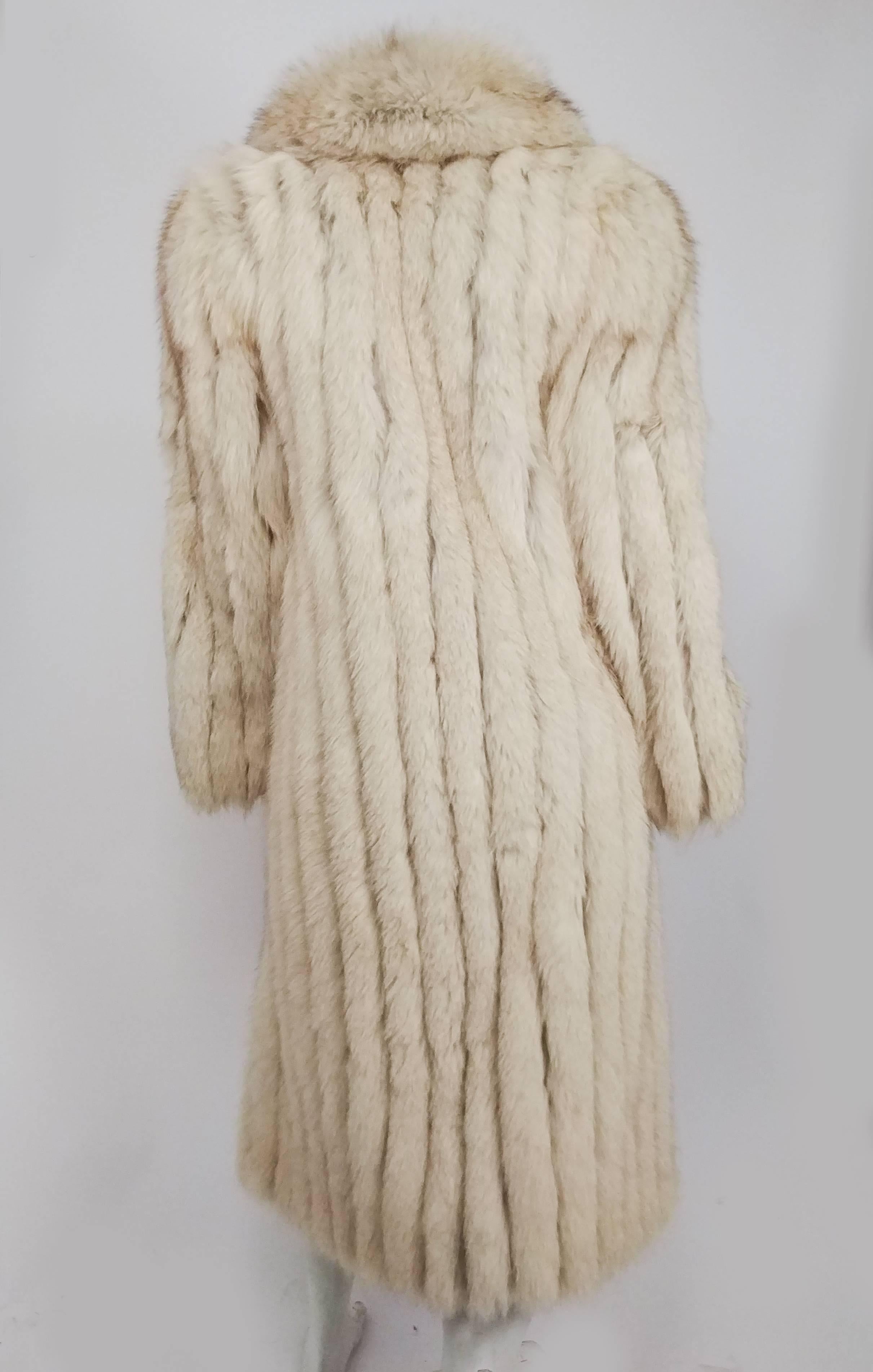 Women's 1980s Silver Fox Fur Coat