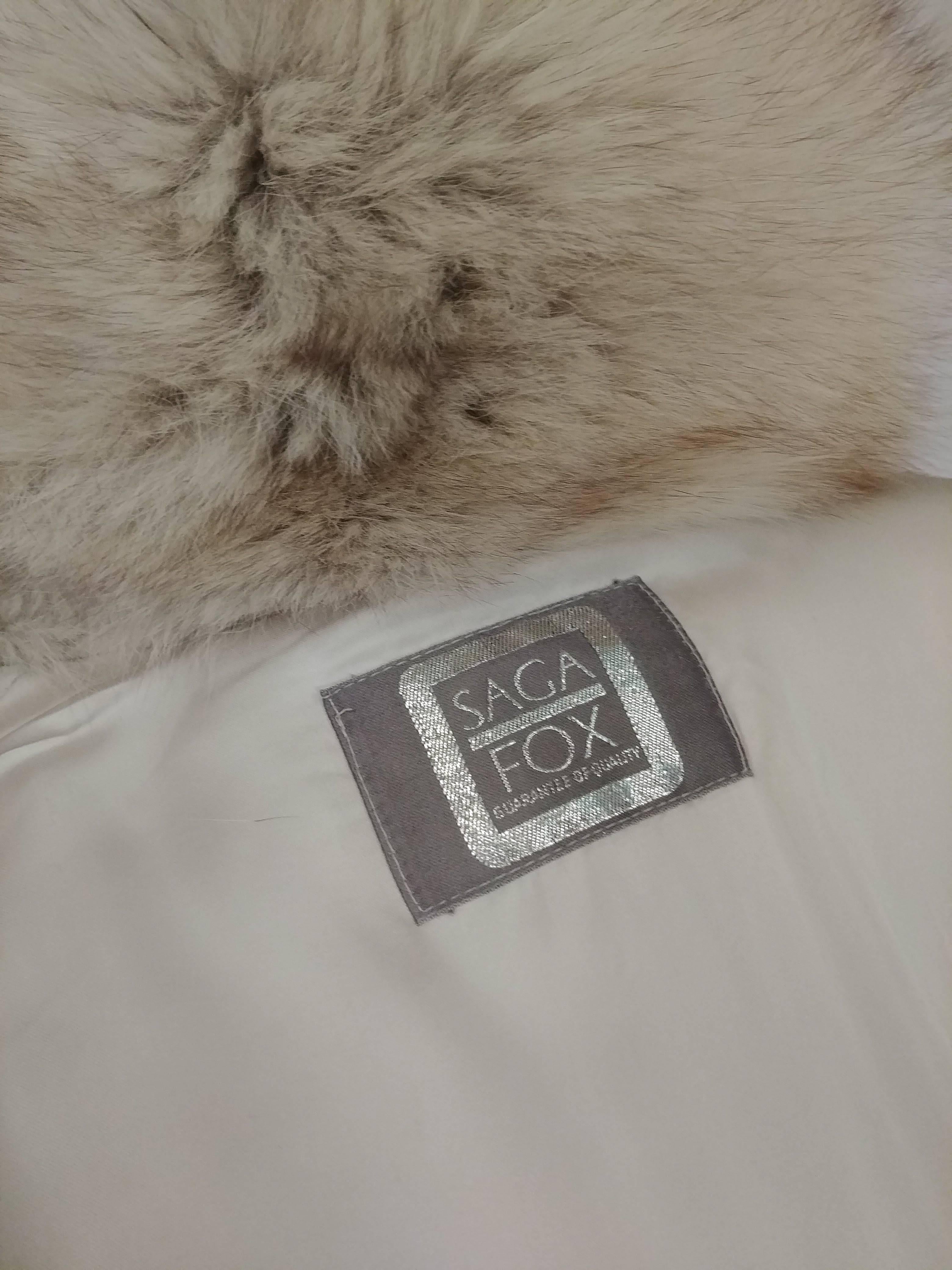 1980s Silver Fox Fur Coat 1
