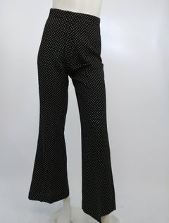 1960s Black & White Polka Dot Pantsuit