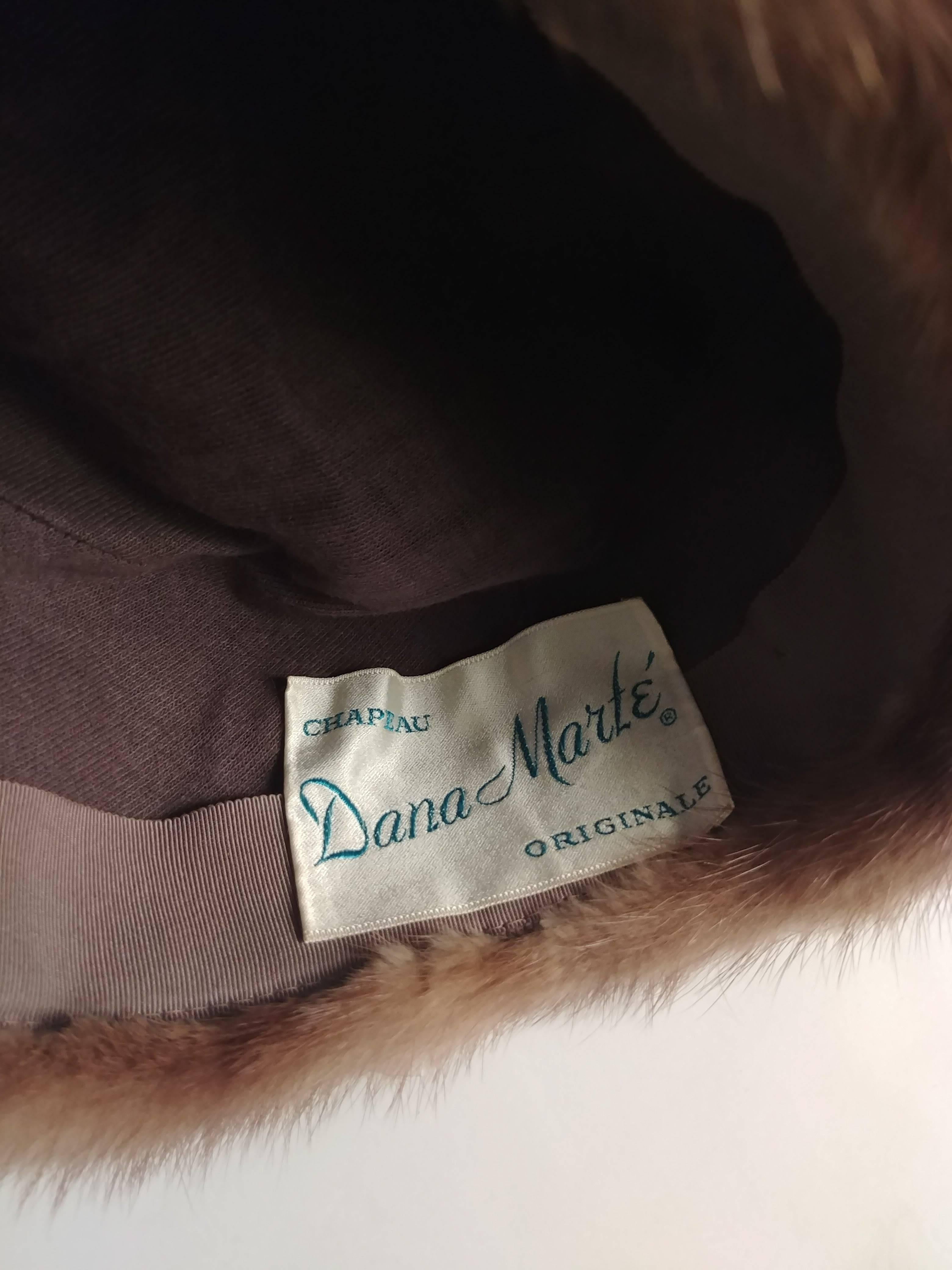 Light Brown Mink Fur Hat, 1960s  In Good Condition In San Francisco, CA