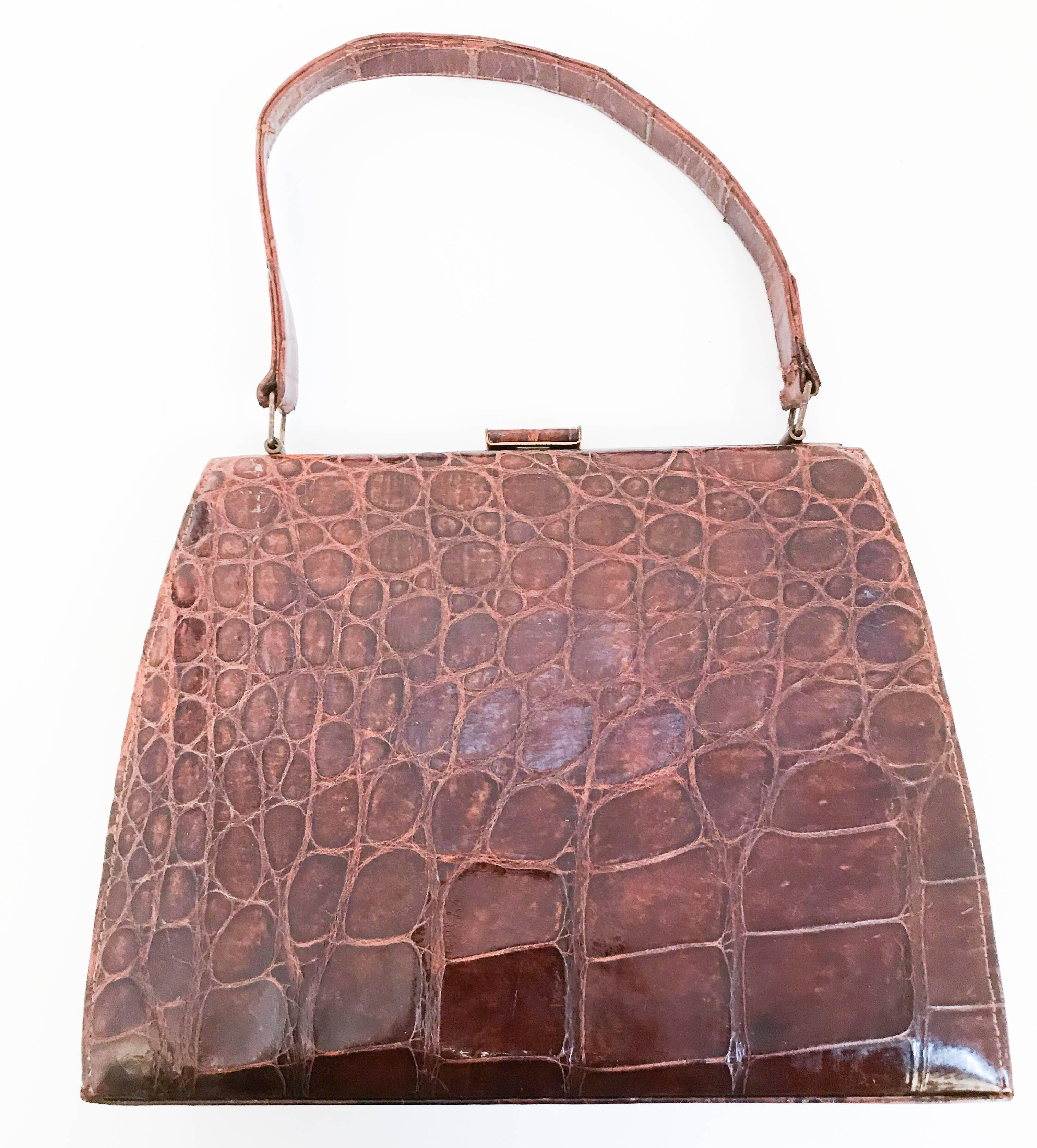 brown structured bag