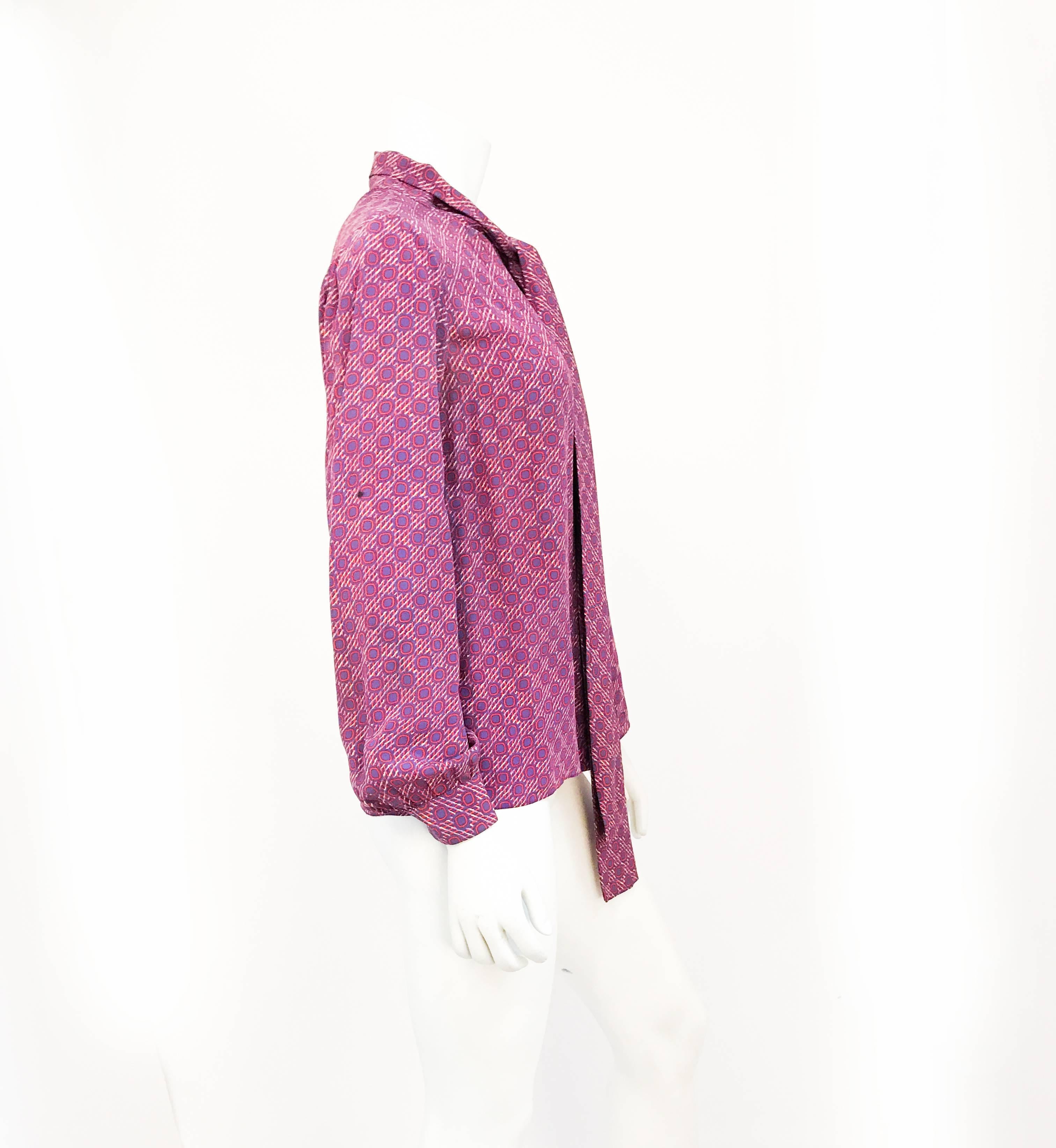 shirt with scarf attached