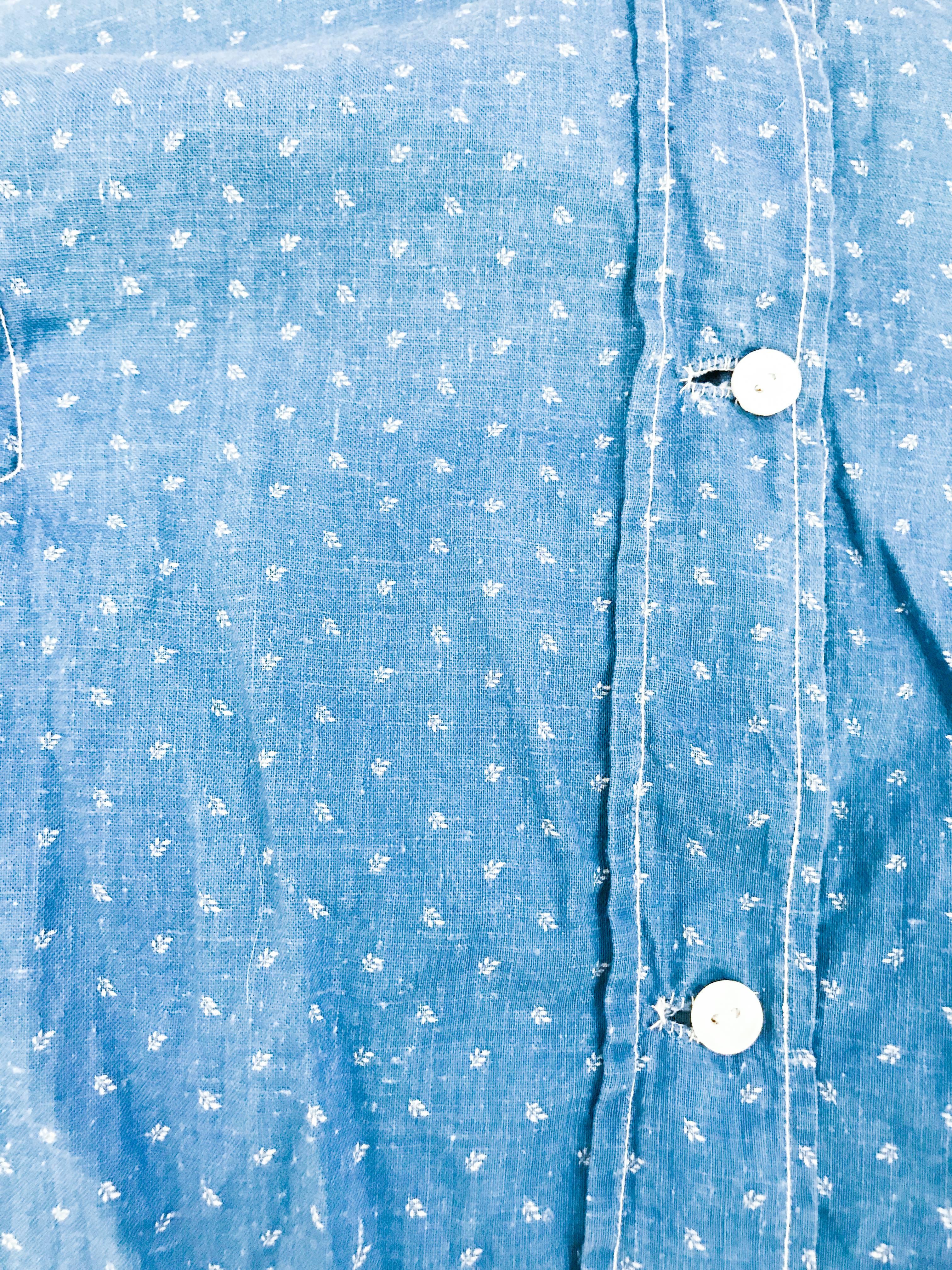calico shirt 1700s