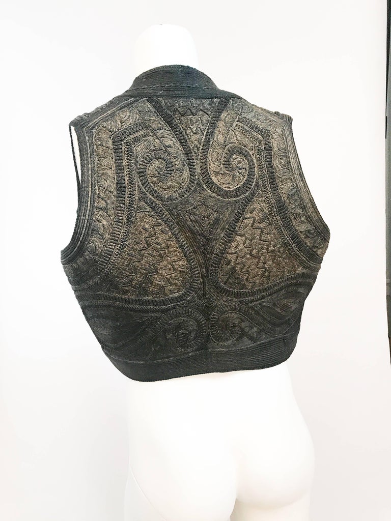 Victorian Turkish Embroidered Vest For Sale at 1stdibs