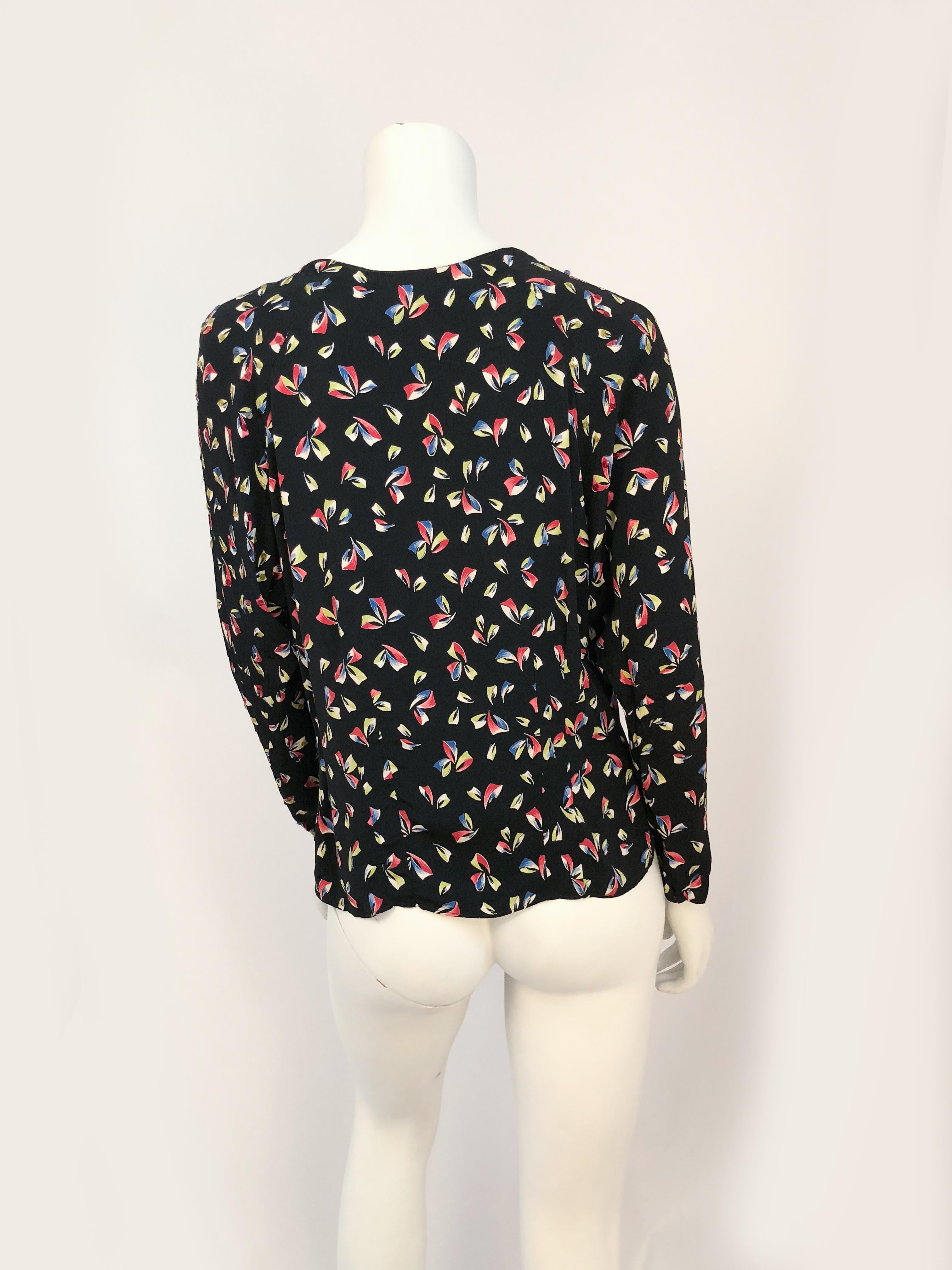 Women's 1930s Fantasy Printed Top For Sale