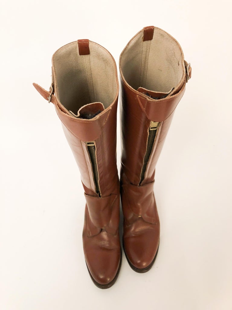 1940's Cordovan Colored Leather Riding Boots at 1stDibs riding boots sale, riding boots on