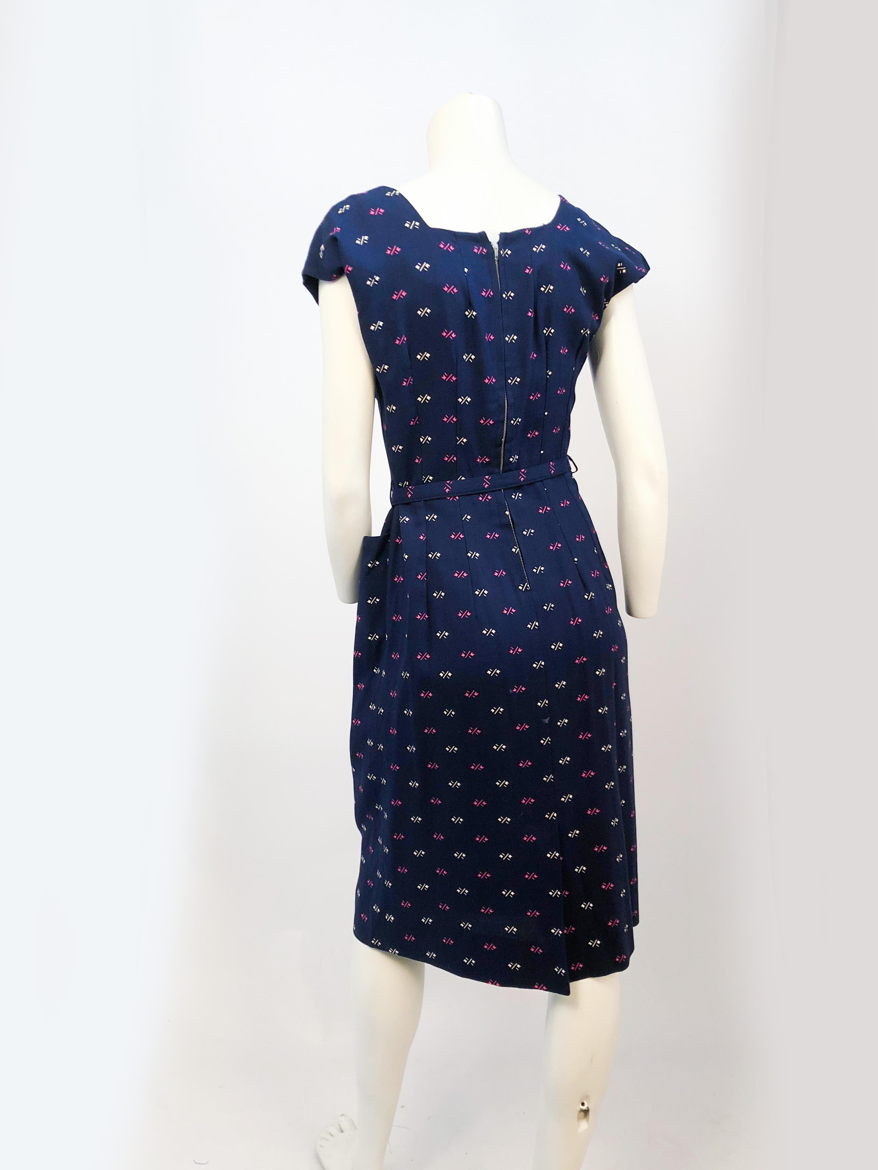 1950s Navy Printed Set For Sale 1