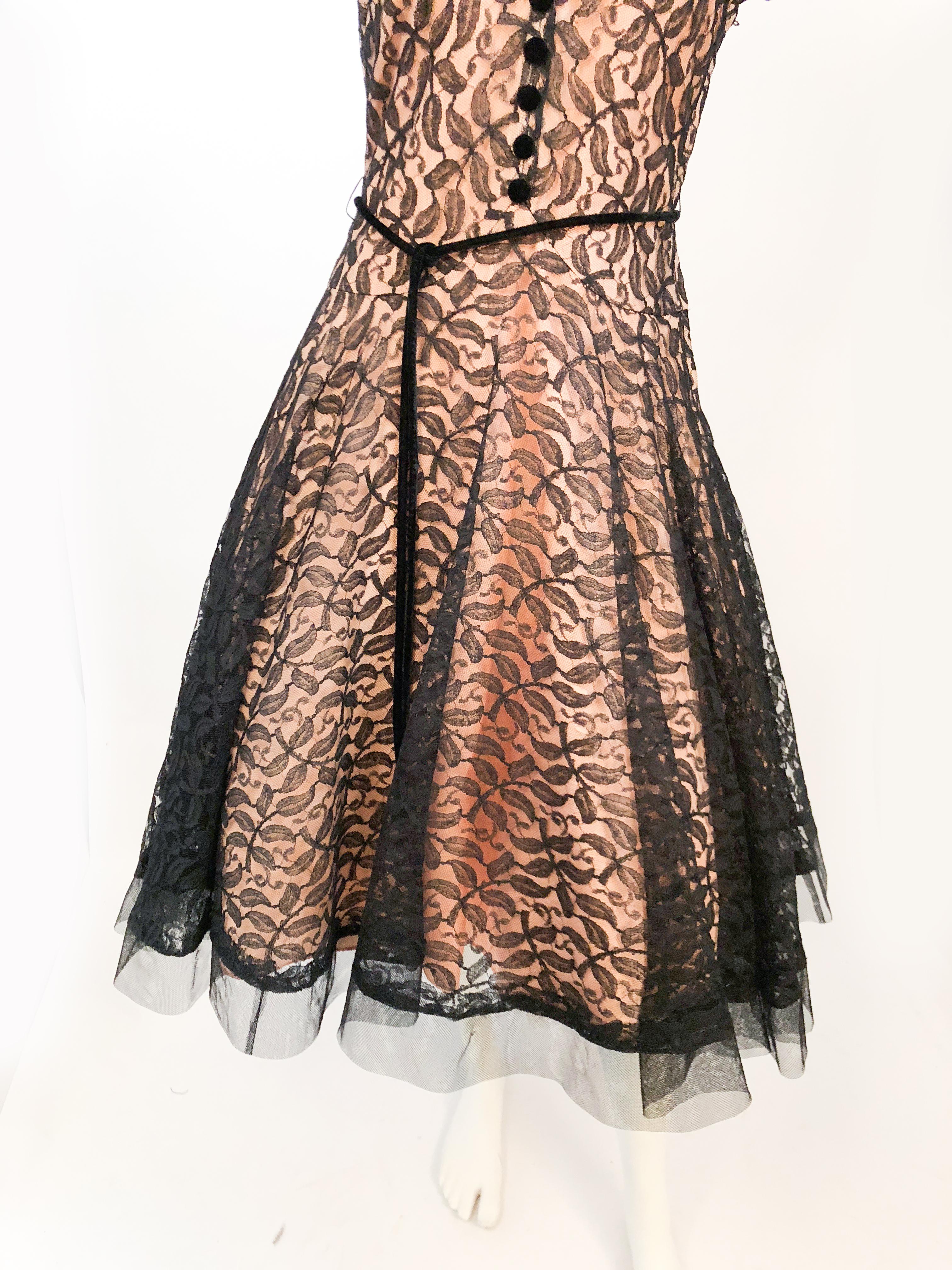 1950s lace dress