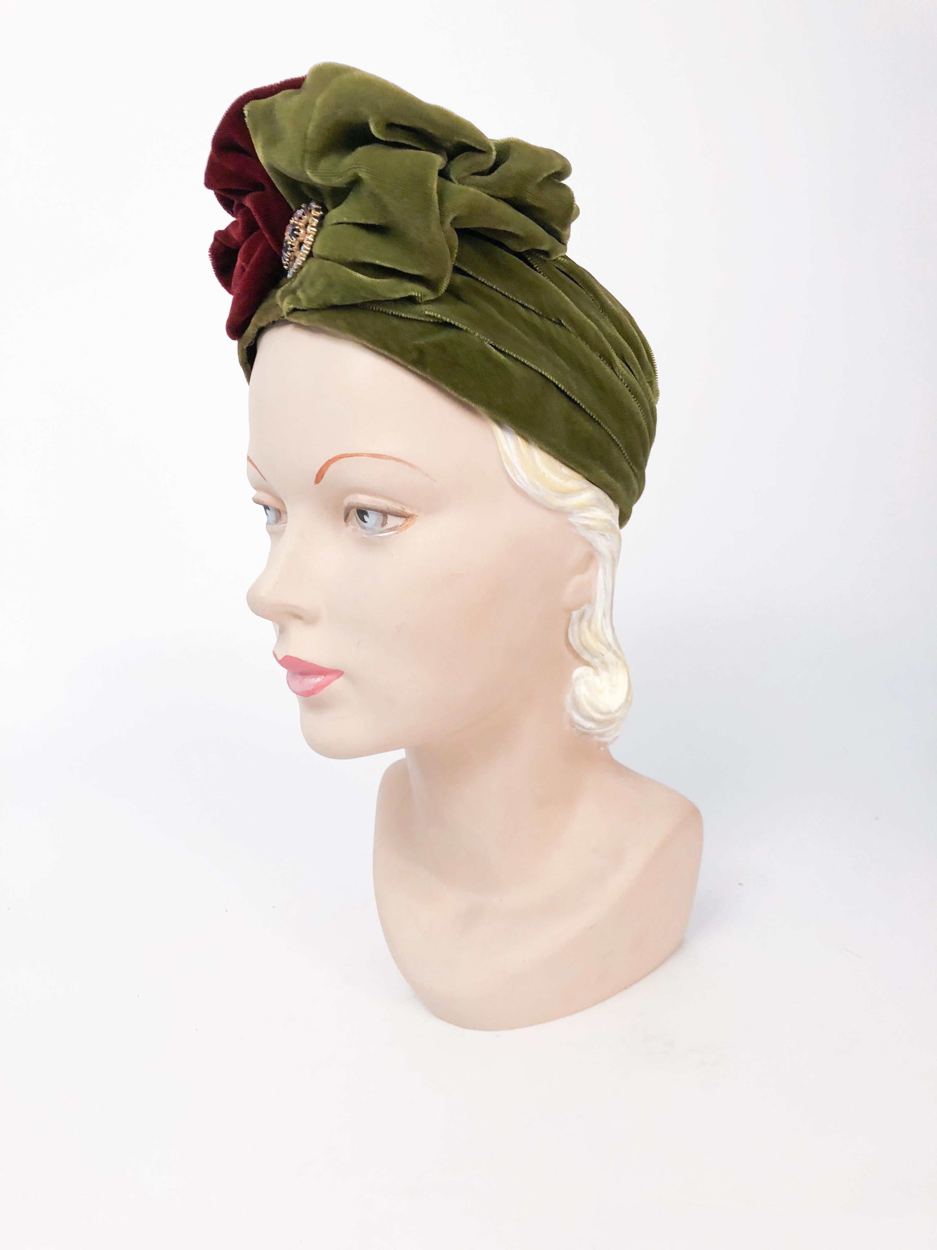 1930s turban hat