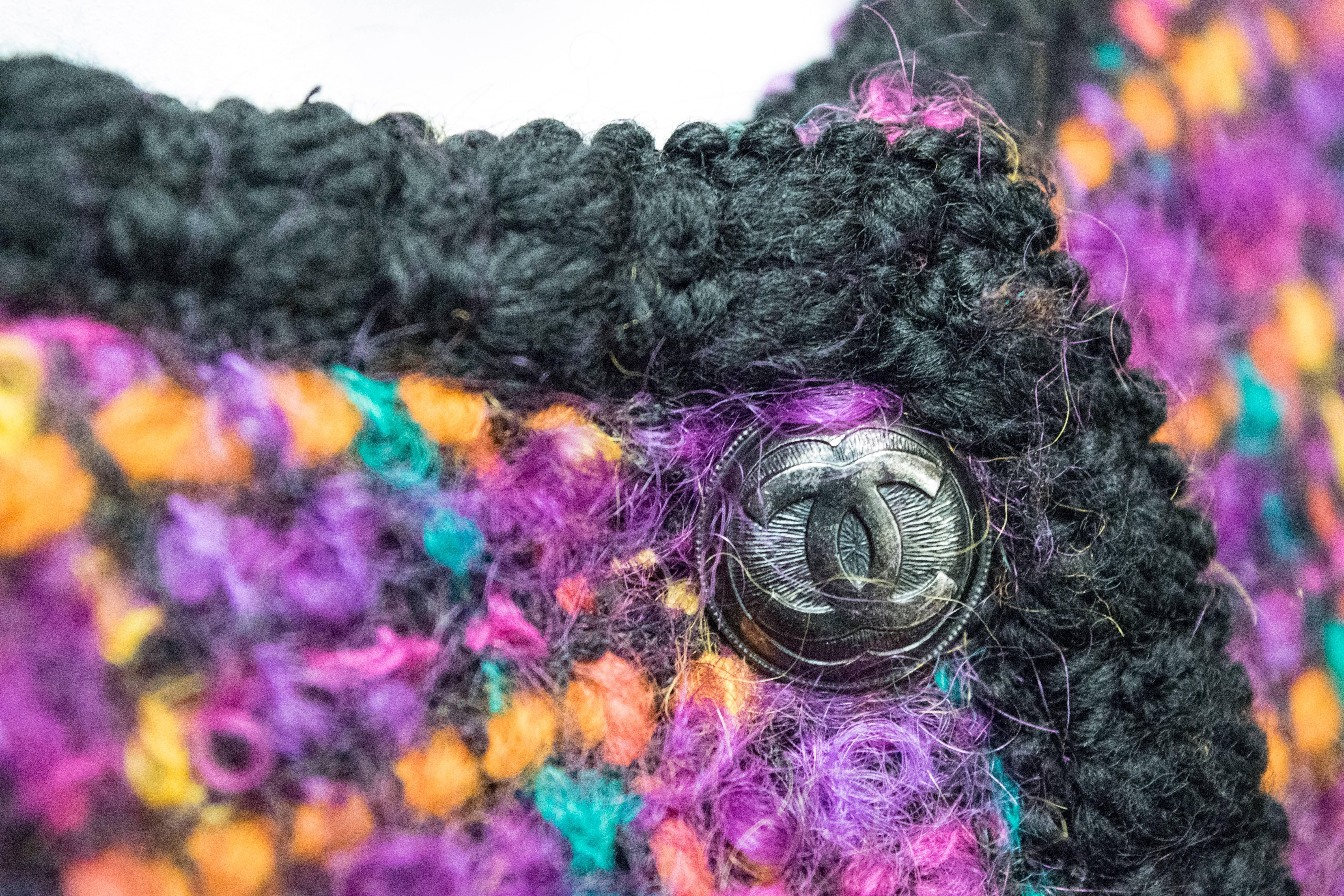 1980er Chanel Zweiteiliger Strickanzug 3