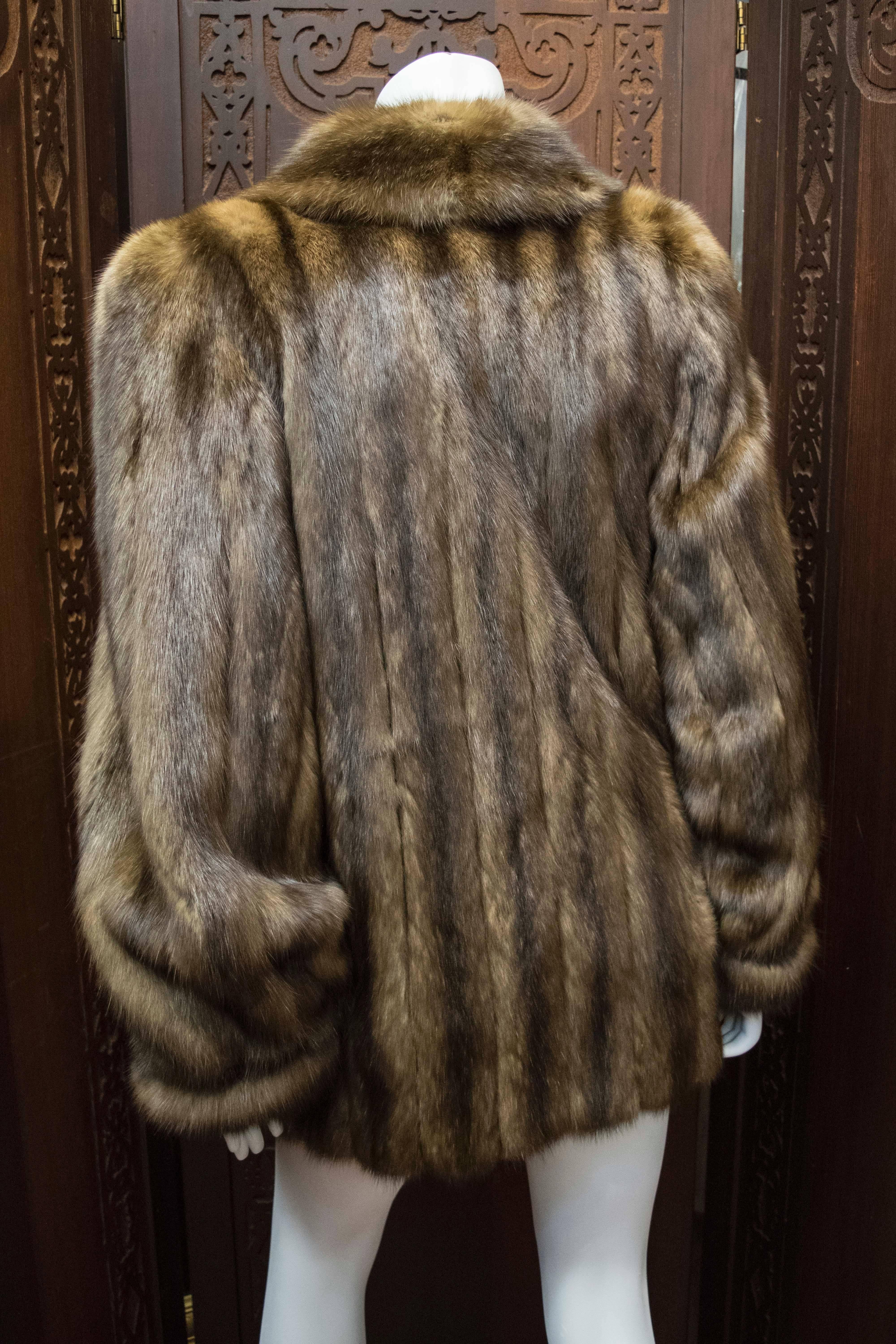 Women's Karl Lagerfeld Sable Fur Coat. 
