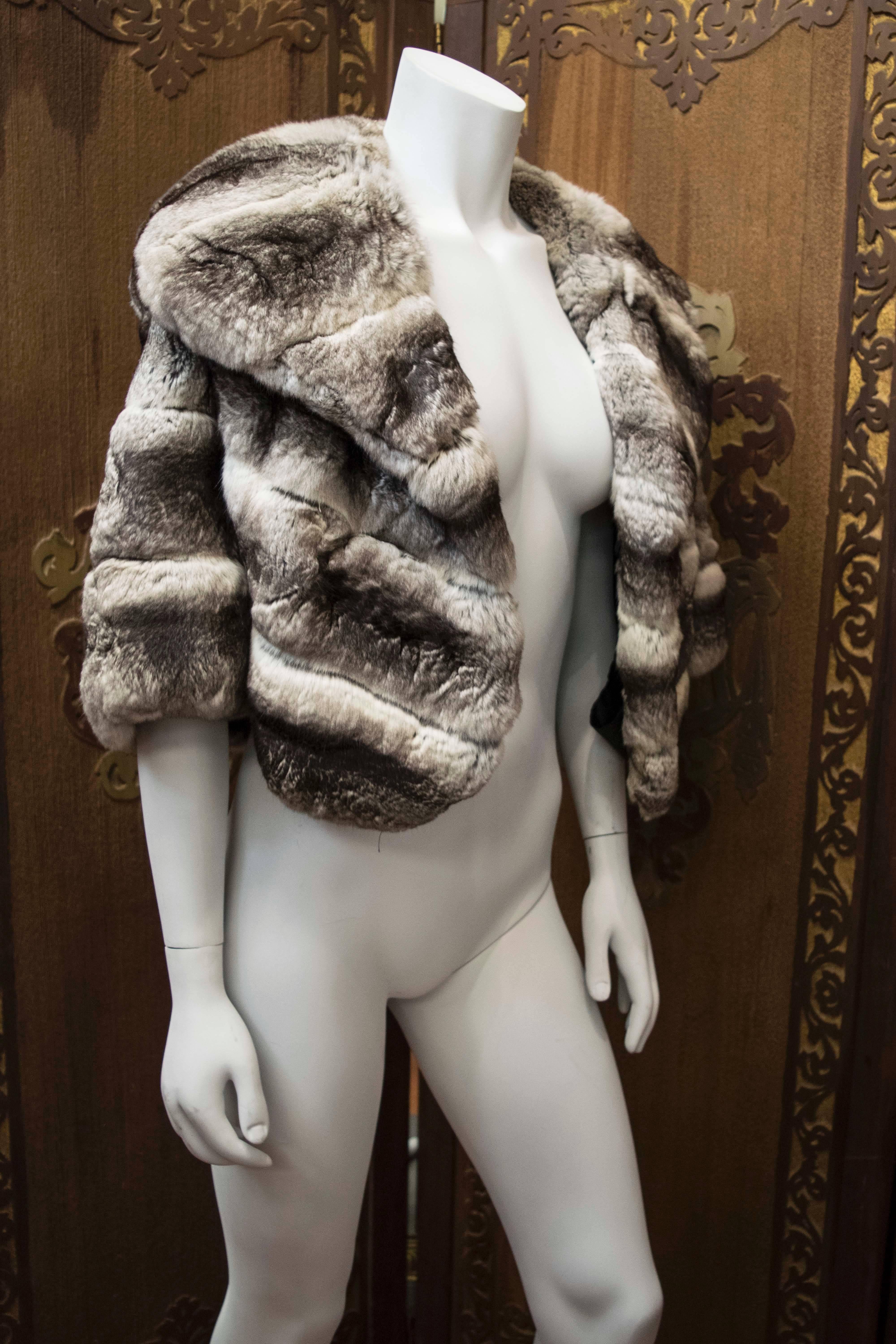 1960s Chinchilla Fur Stole  4