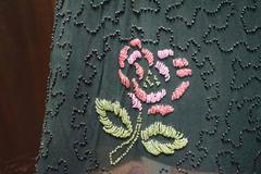 1920s Black Beaded Flapper Dress