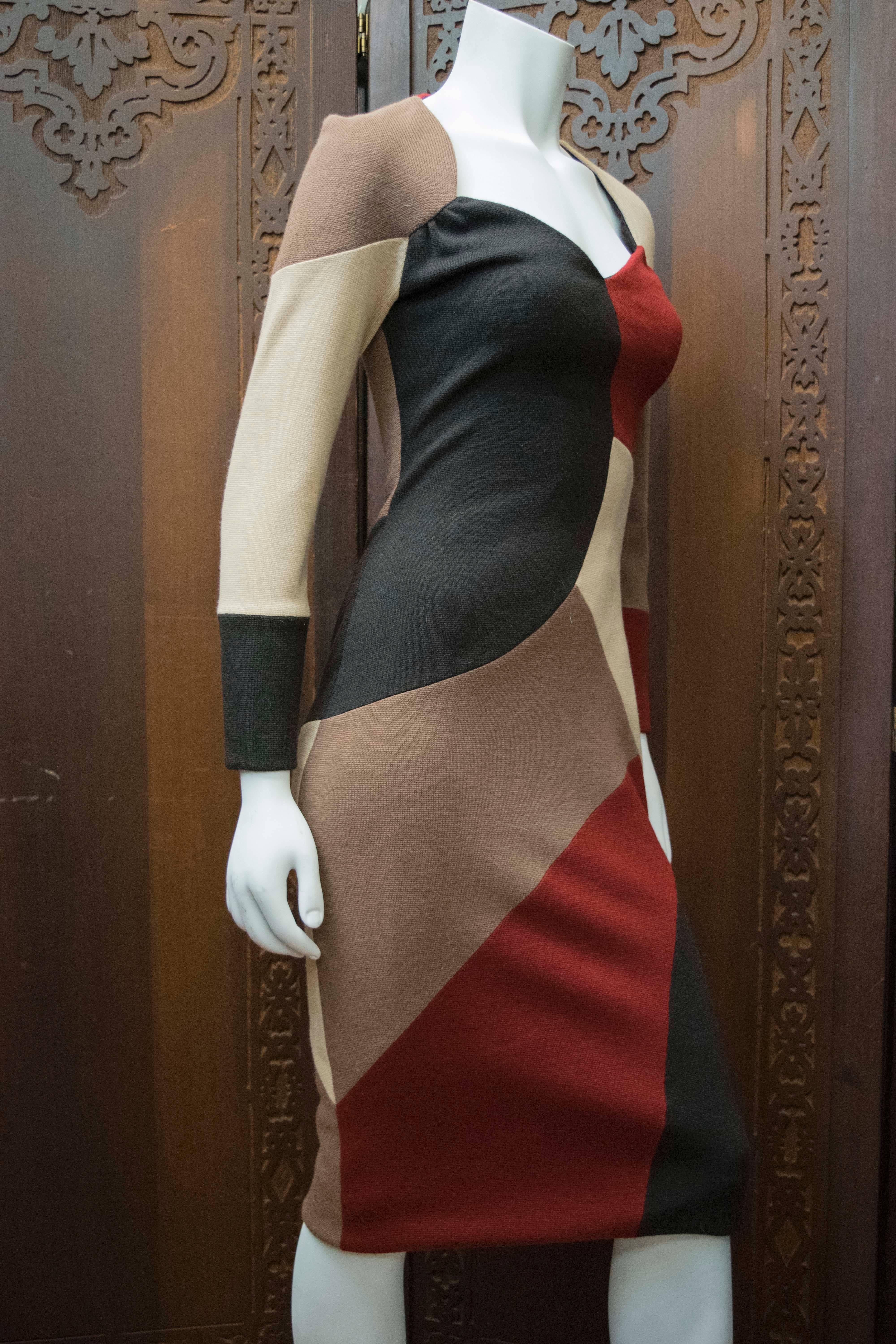Missoni - Robe moulante en tricot géométrique Pour femmes en vente