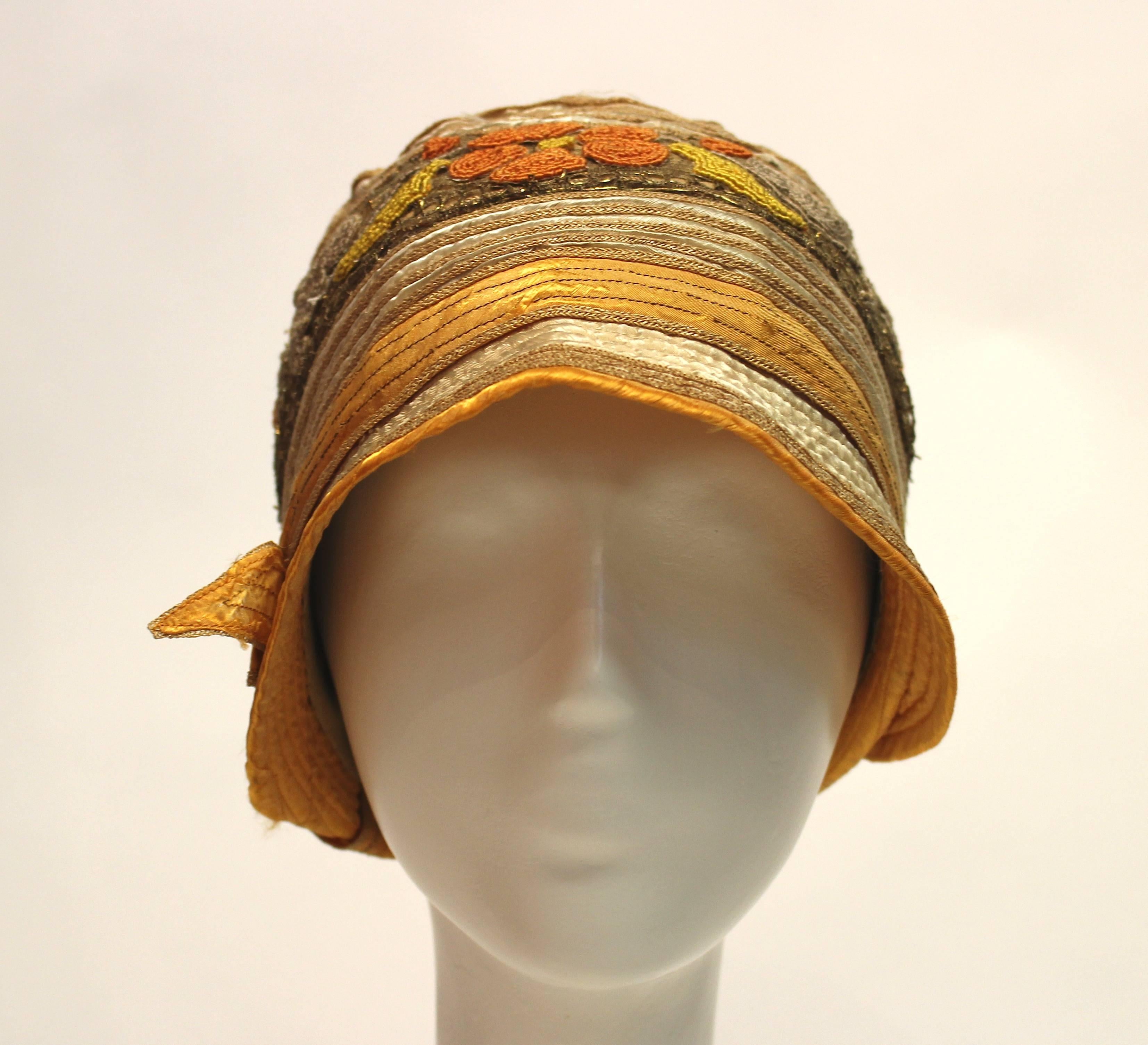 1920s Cloche Hat at 1stDibs