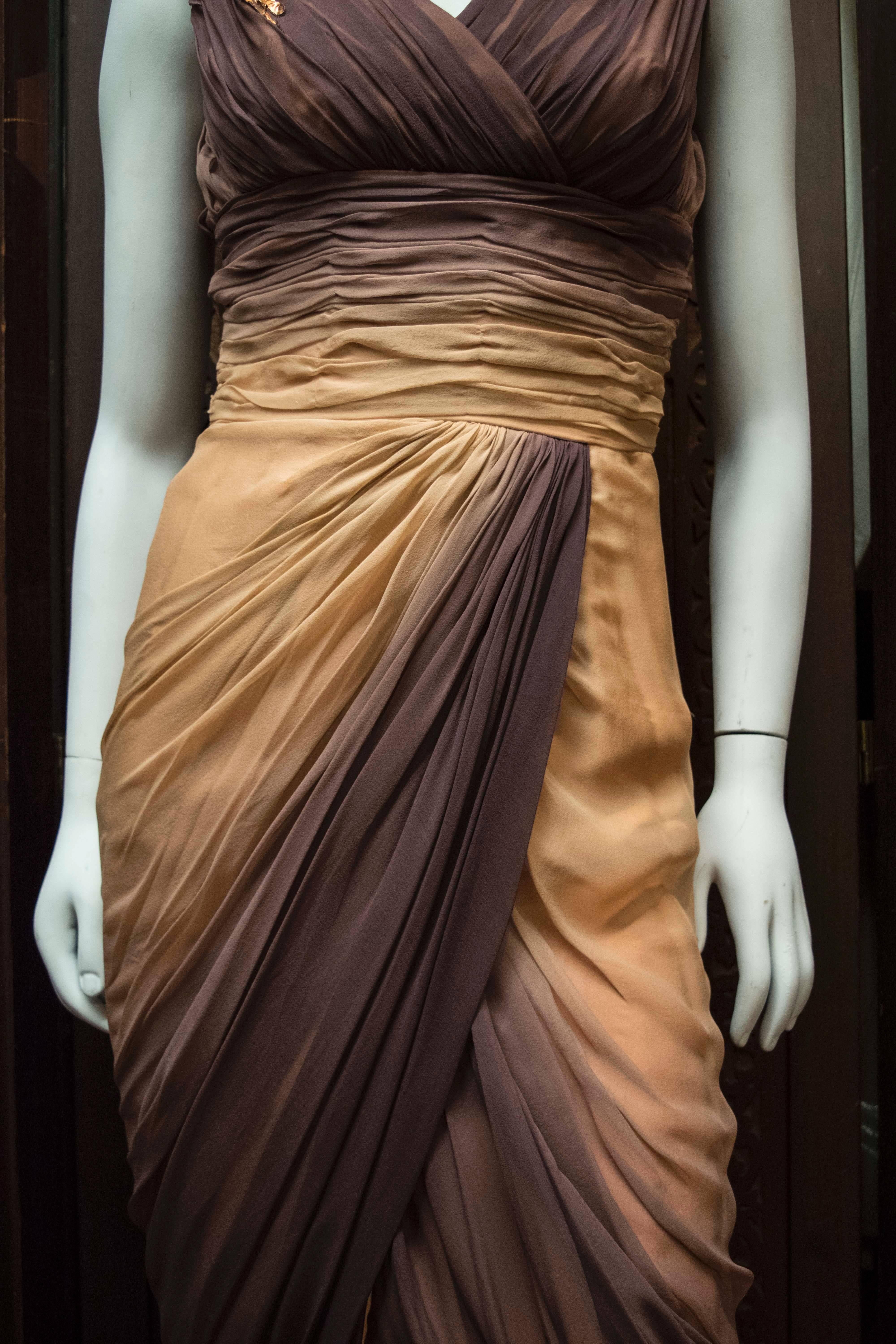 Robe de soirée Ombre des années 1950 Pour femmes en vente