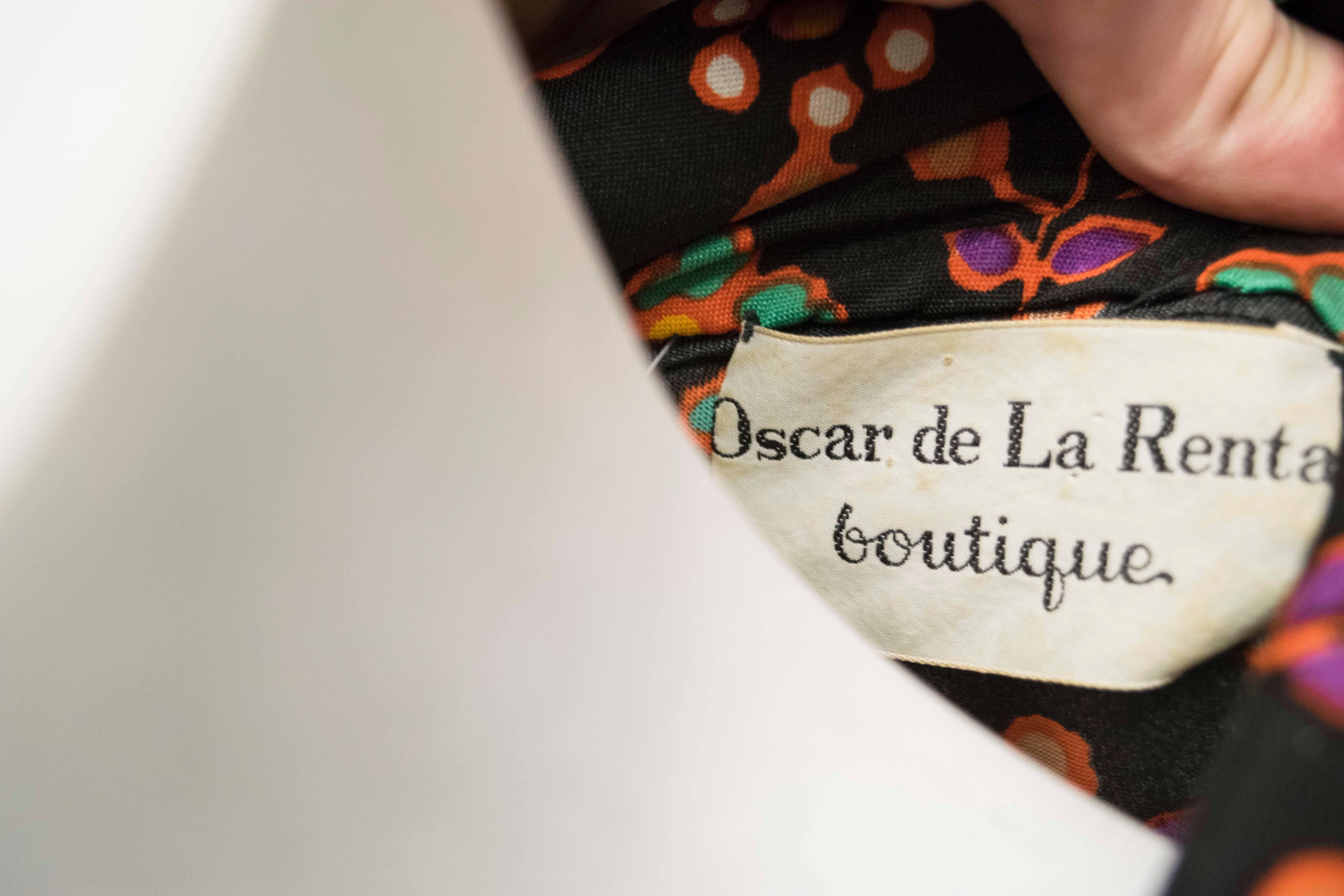 1960s Oscar De La Renta Dress 1
