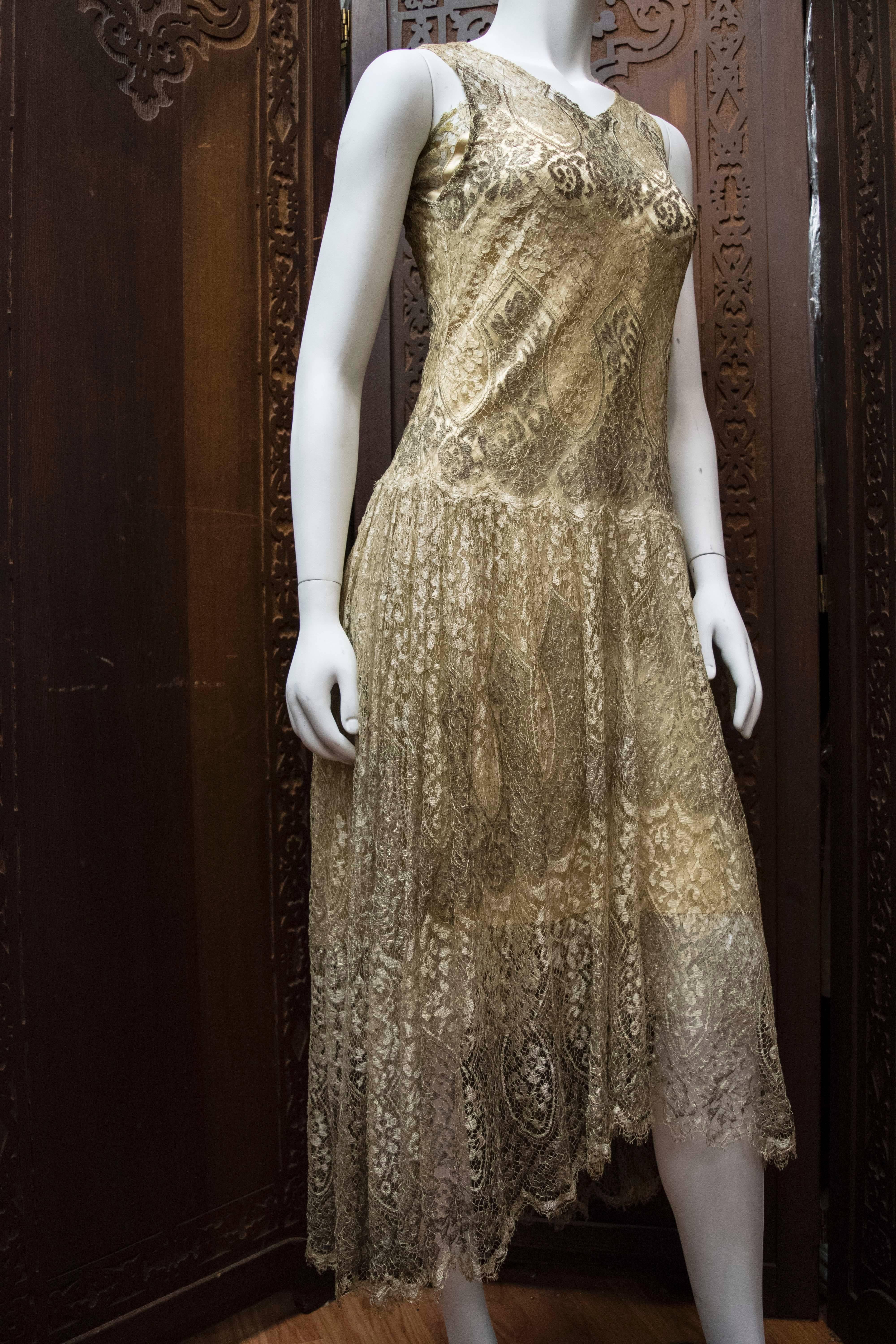 1920s lace dress