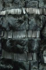 Lilli Ann Paris Fringed and Rabbit Fur Coat, 1970s