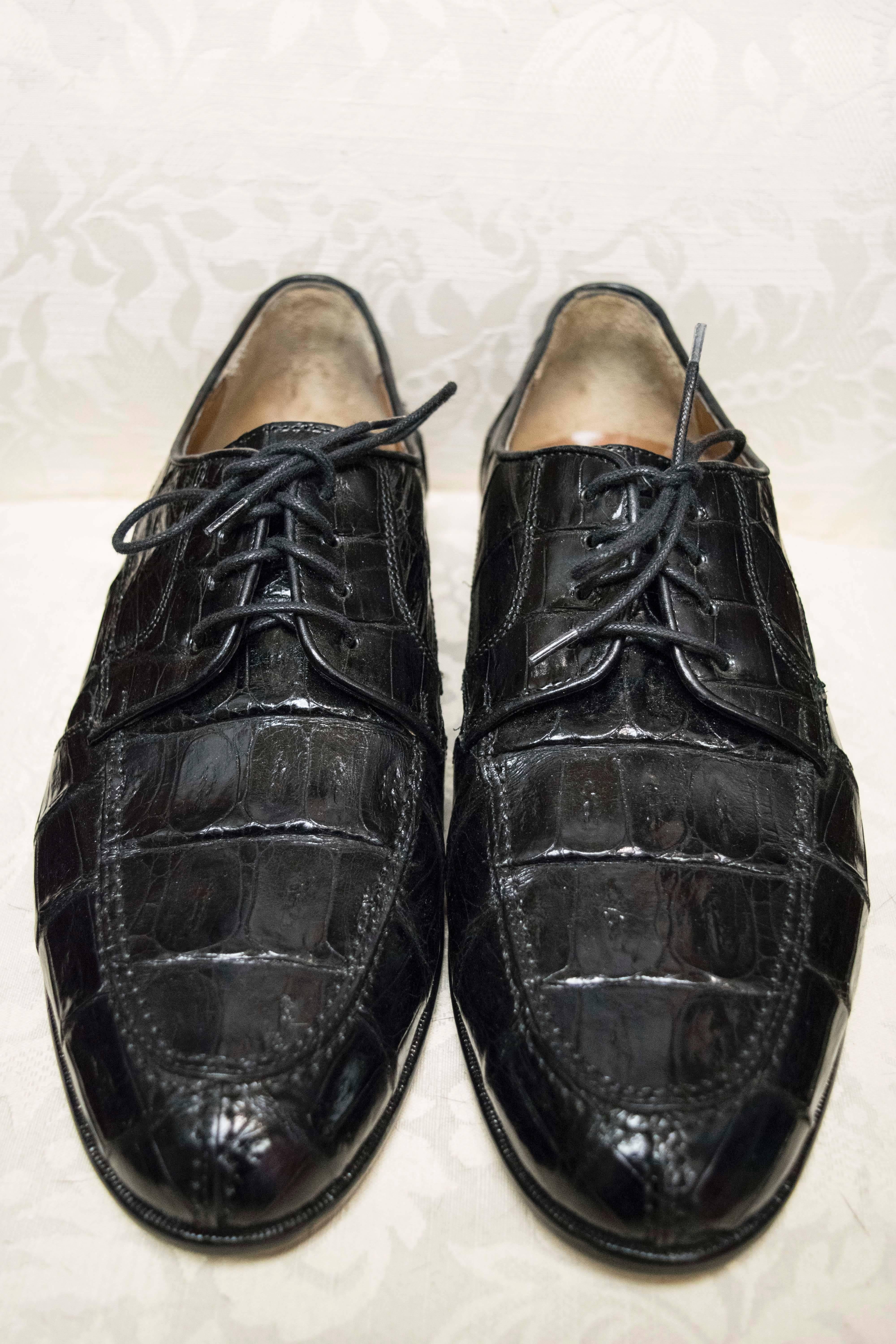 belvedere alligator shoes