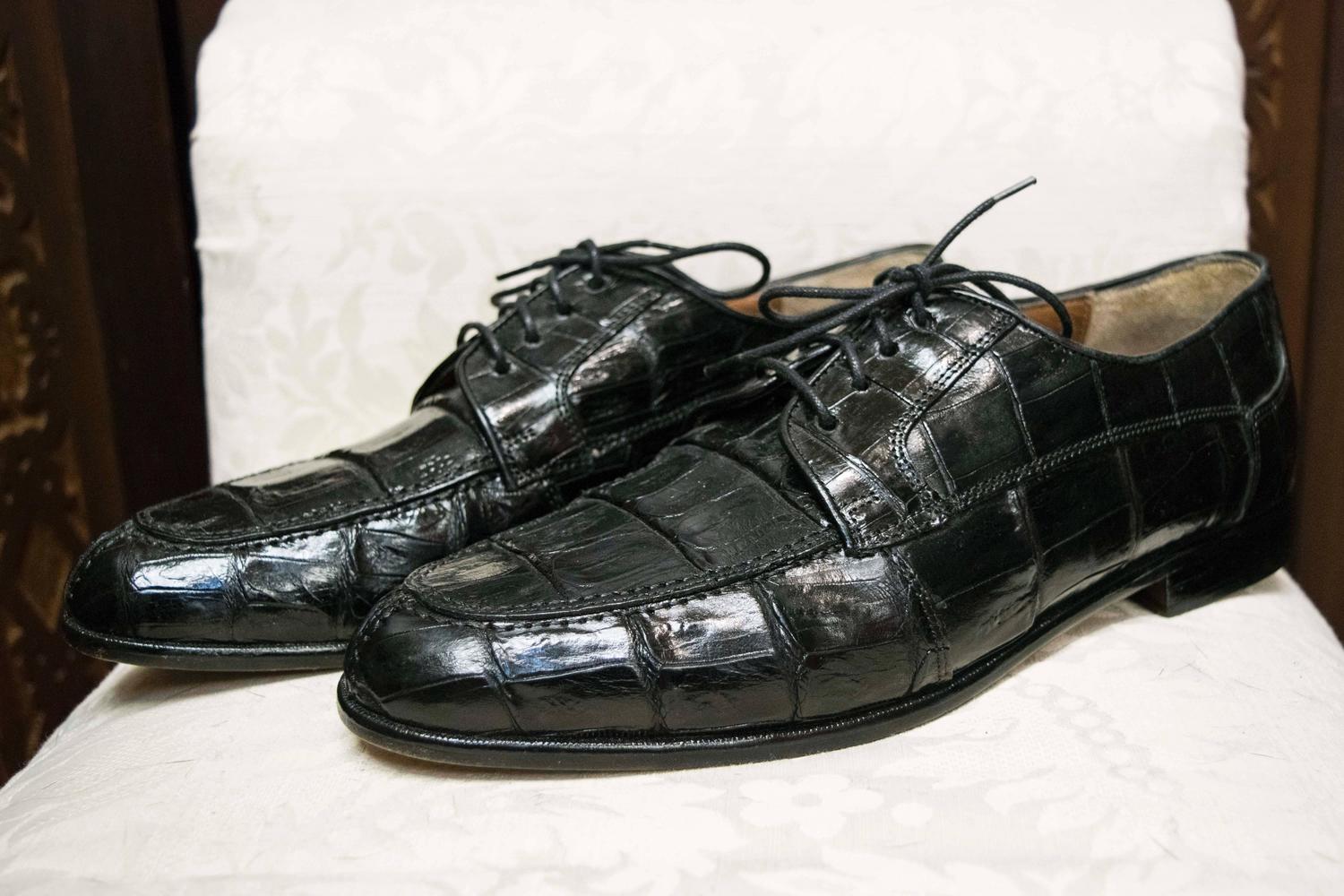Belvedere Mens Crocodile Shoes at 1stdibs