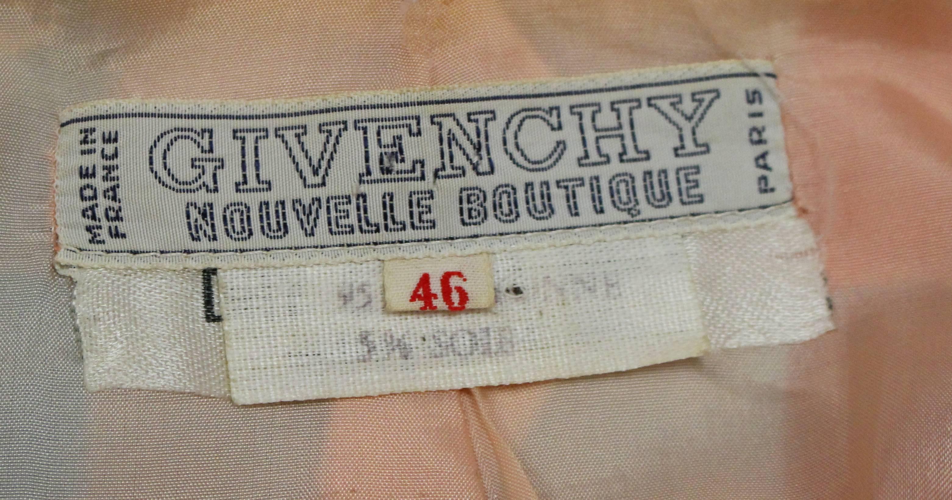 1960s Givenchy Plaid Dress Suit  For Sale 4