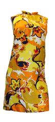 1960s Psychedelic Printed Shift Dress