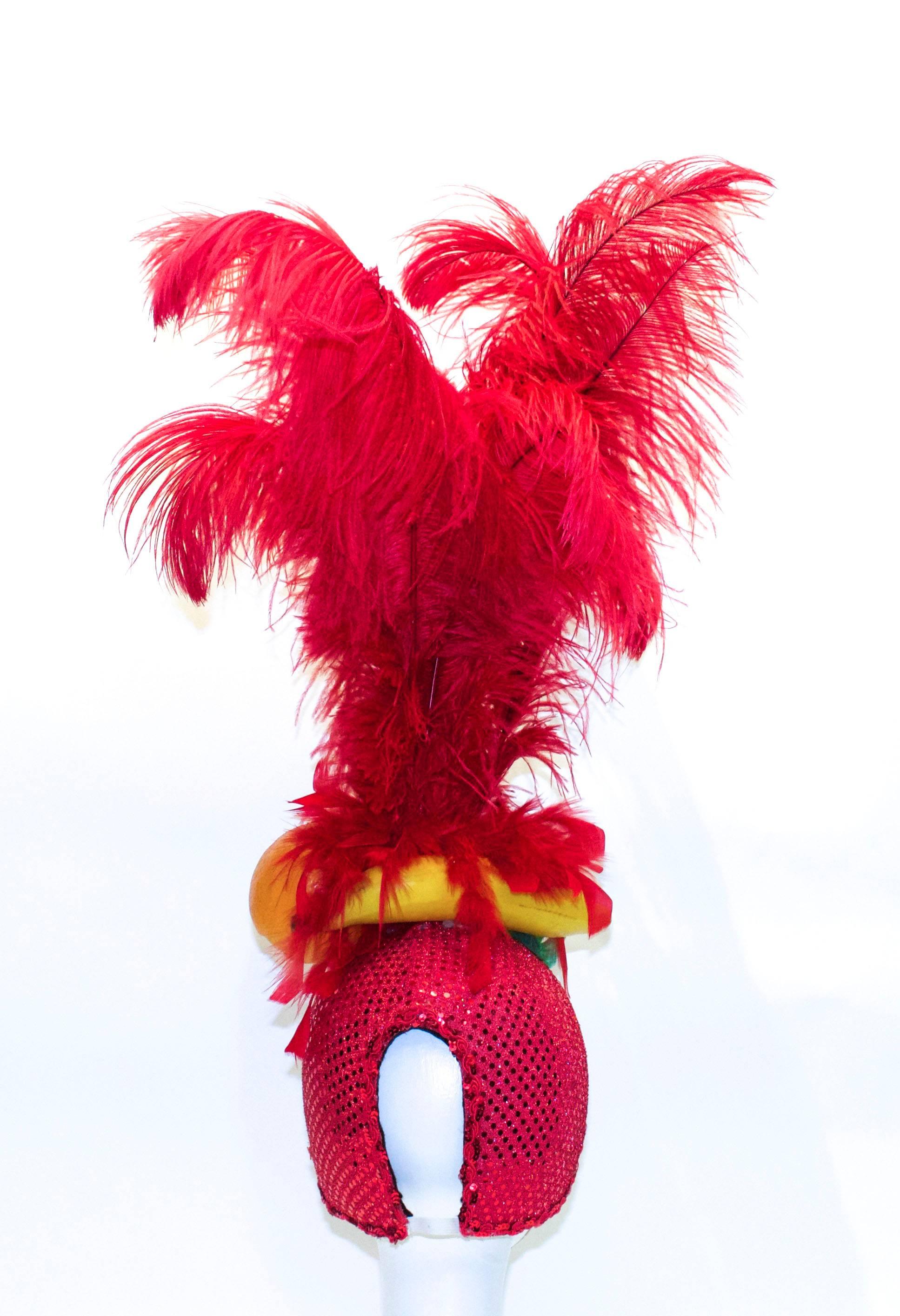 Red 70s Chiquita Banana Dress