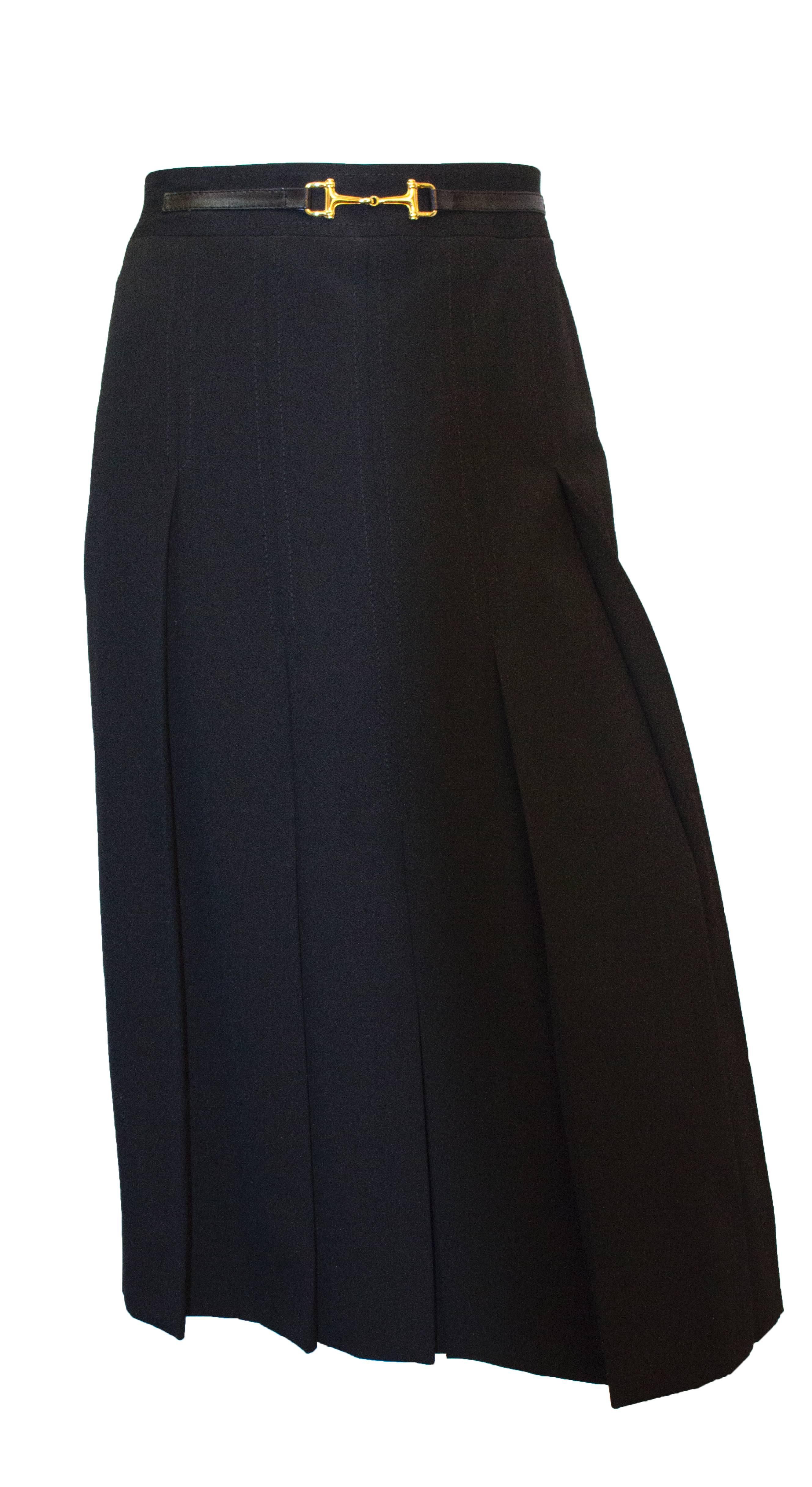 celine pleated skirt