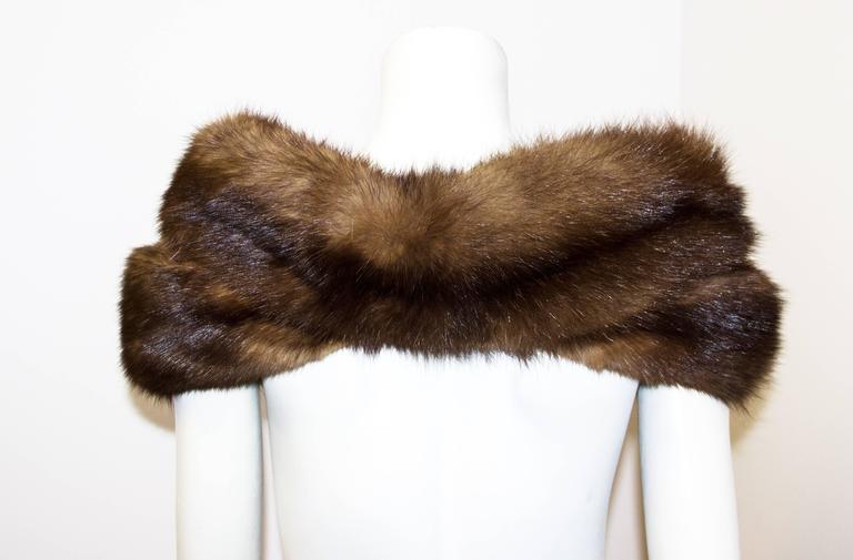 60s Russian Sable Stole at 1stDibs