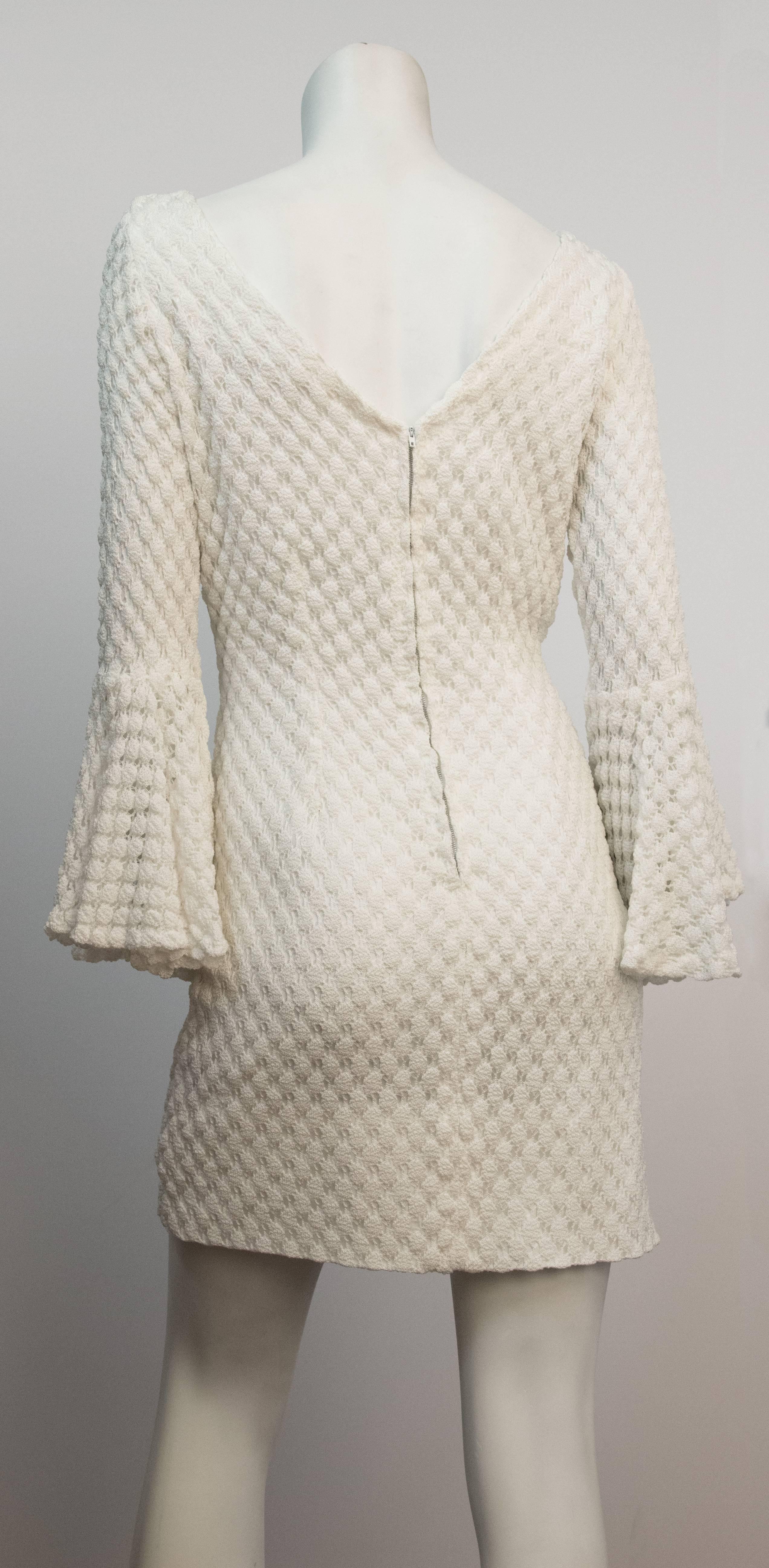 60s crochet dress