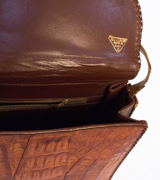 Brown purse bag, Crocodile, Glazed, Gold. Lily – MARIA OLIVER