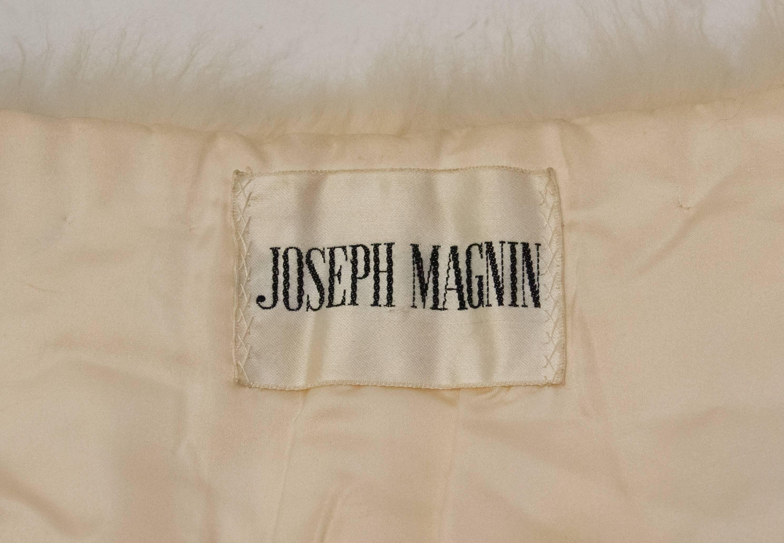 Women's 60s Joseph Magnin Cream Fox Fur Stole  