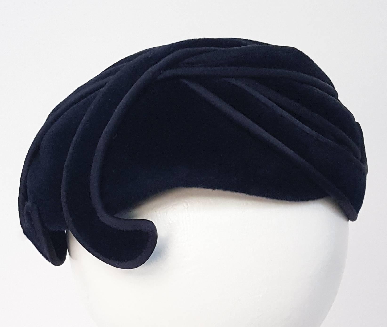 Women's 50s Laddie Northridge Fur Velour Swirl Hat
