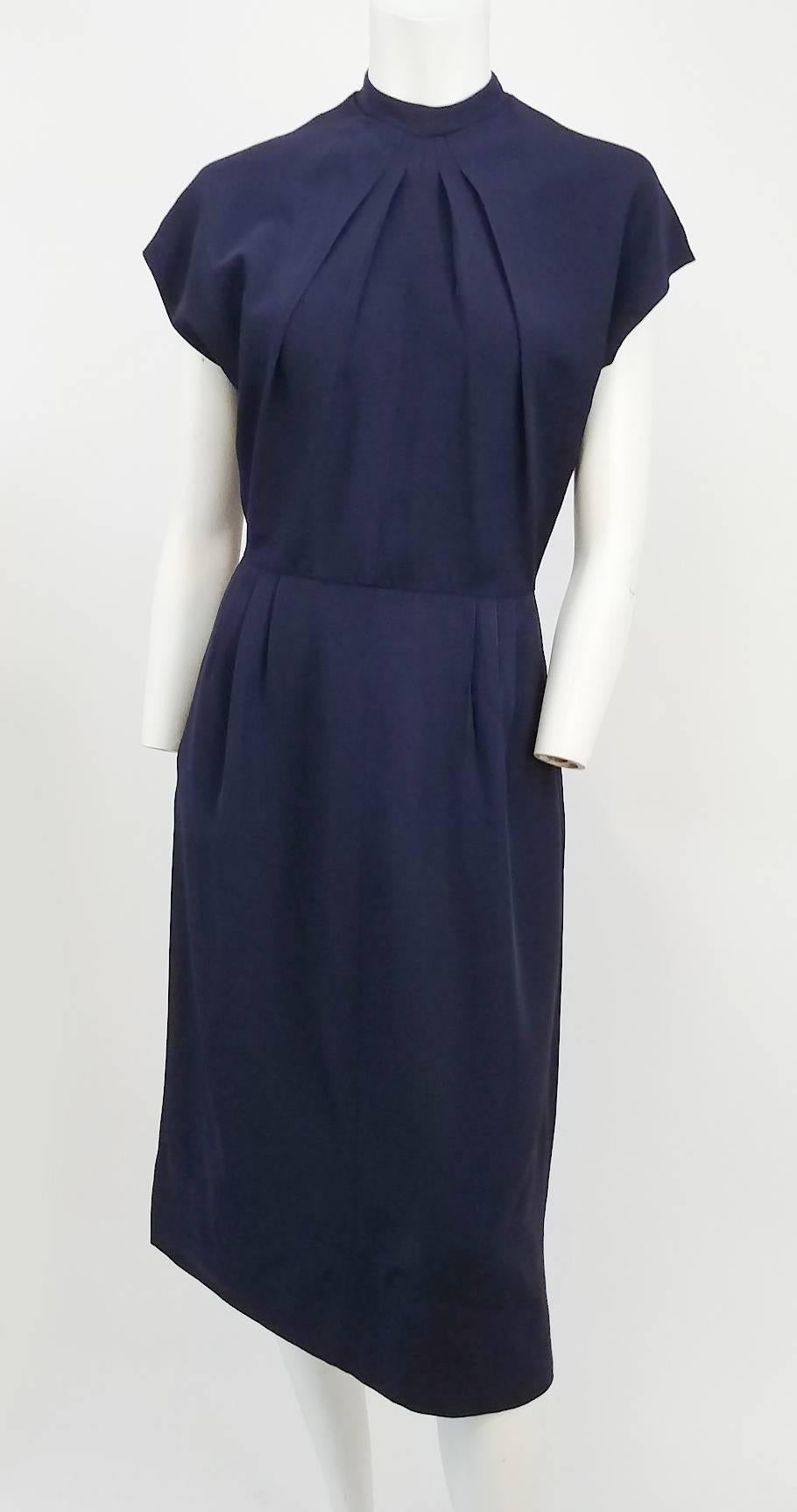 60s blue dress