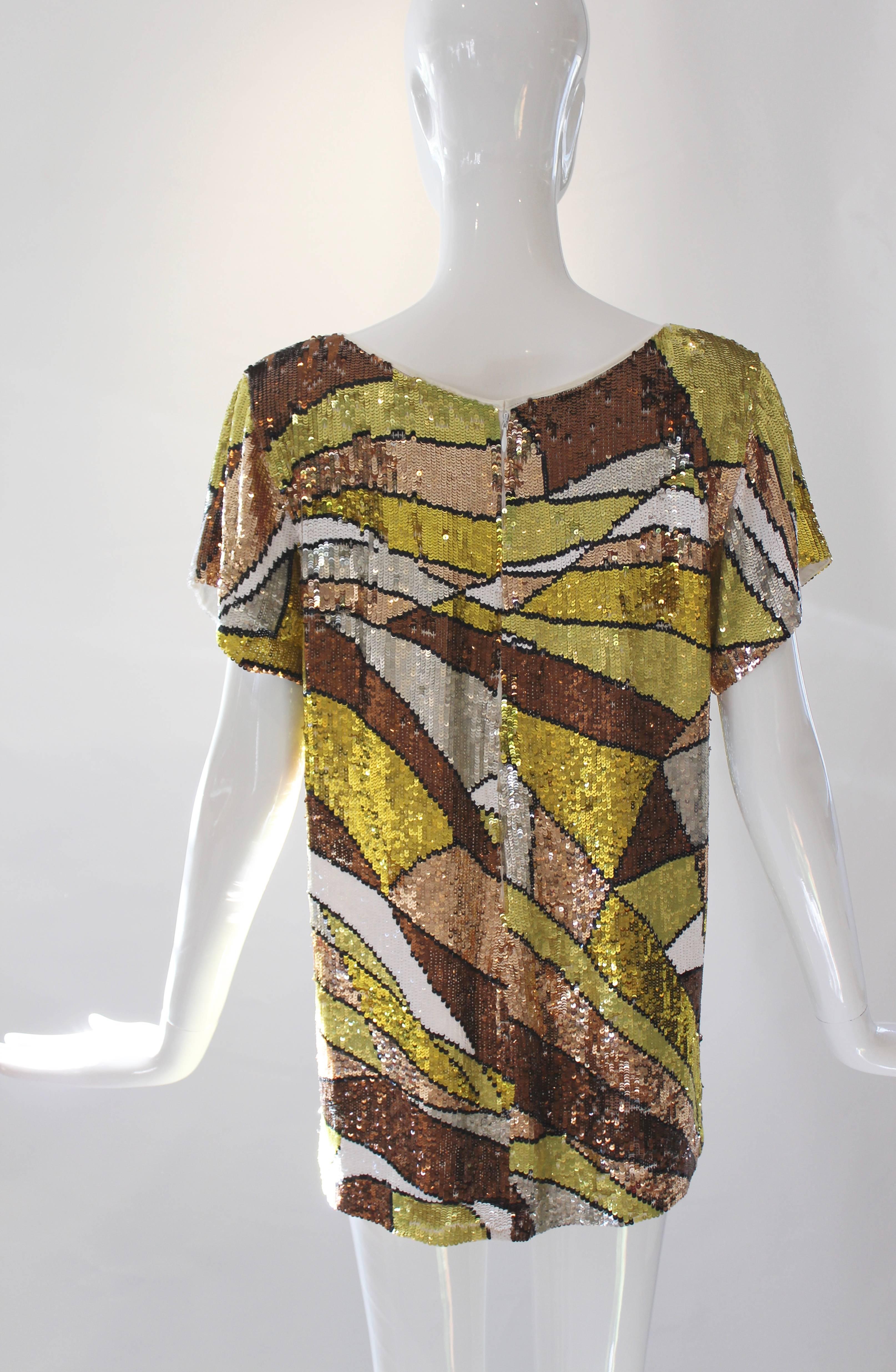 Pucci Sequined Mod Tunic 1