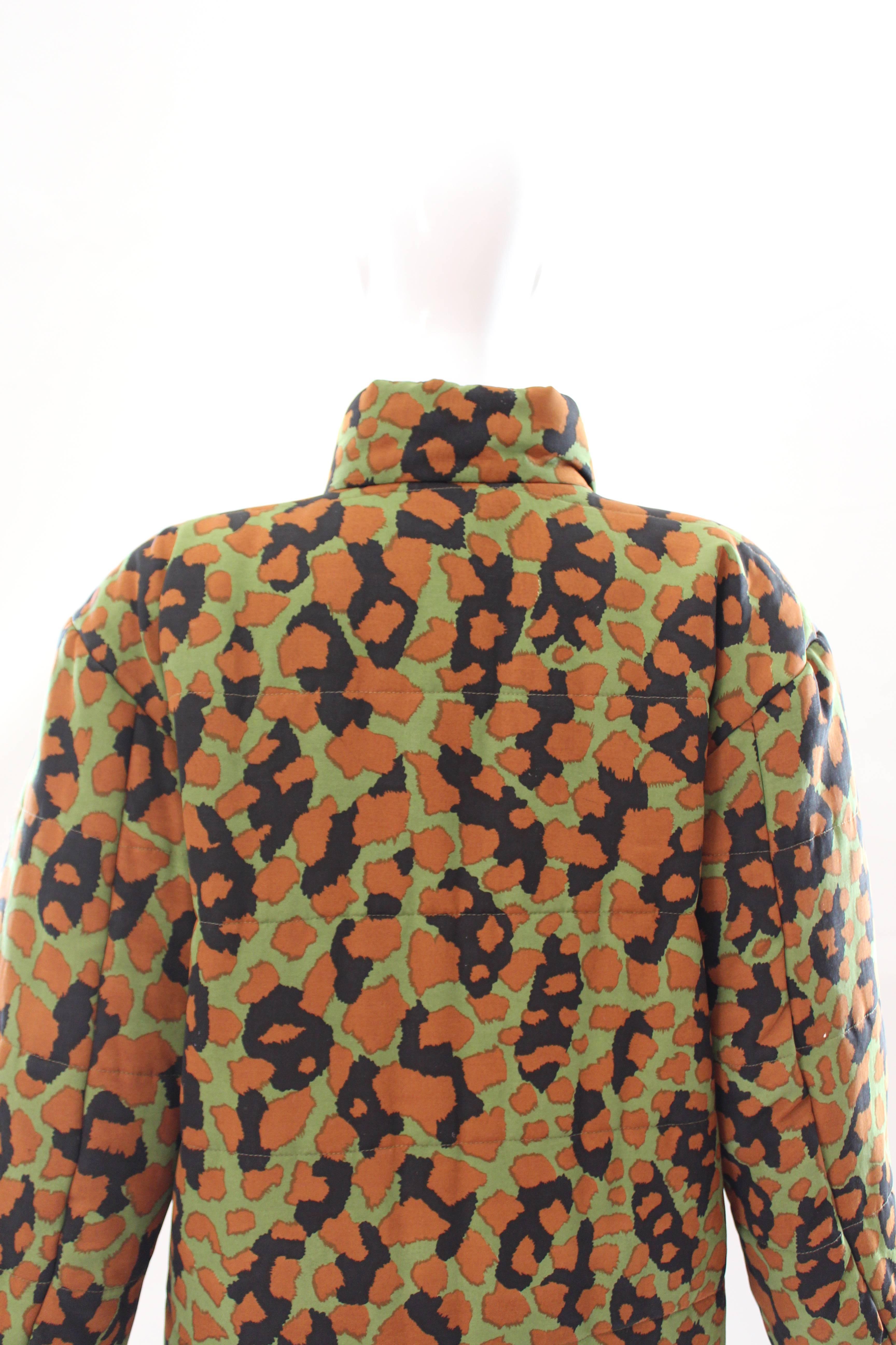 Women's Yves Saint Lauren Camouflage Puffer Coat 