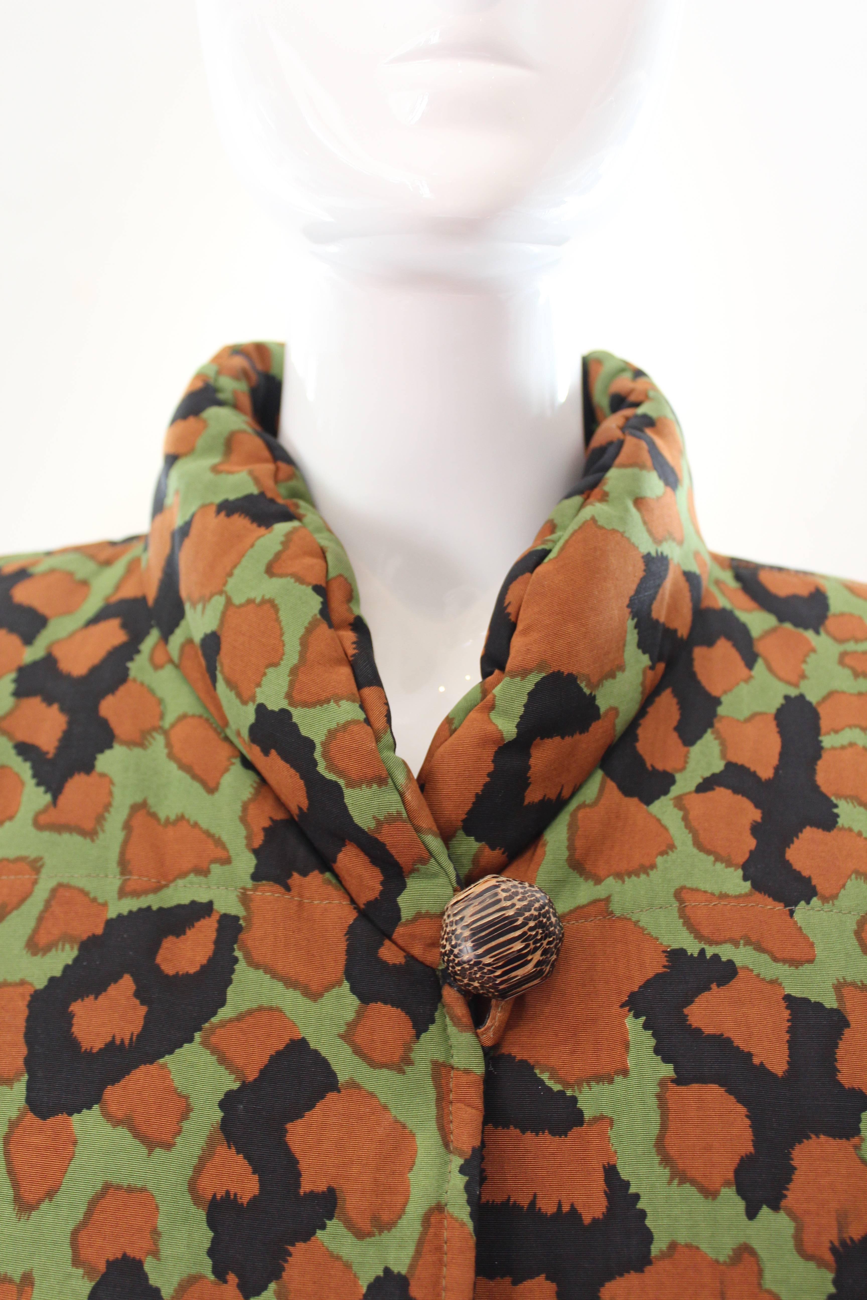 Yves Saint Lauren Camouflage Puffer Coat  5