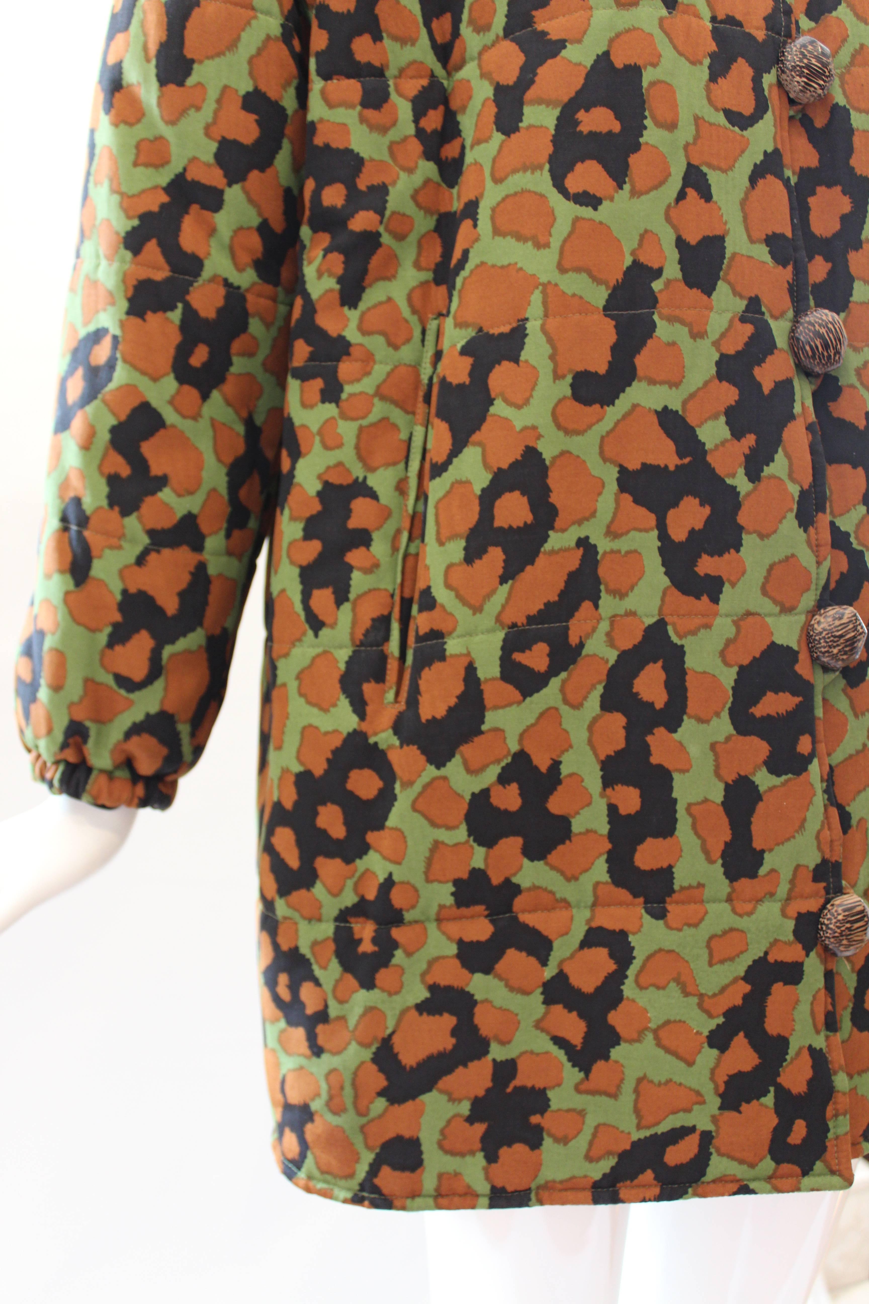 Yves Saint Lauren Camouflage Puffer Coat  4
