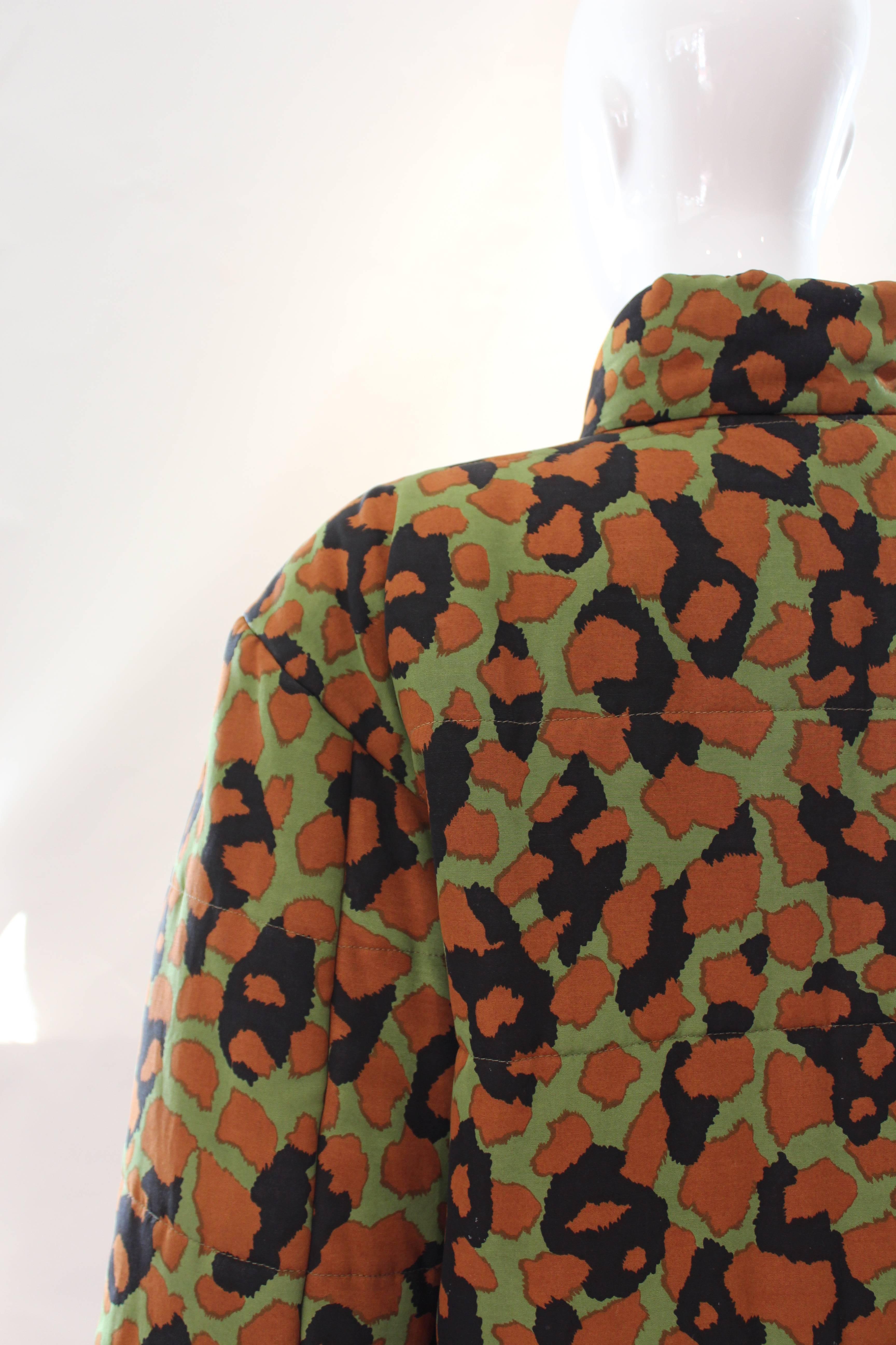 Yves Saint Lauren Camouflage Puffer Coat  3