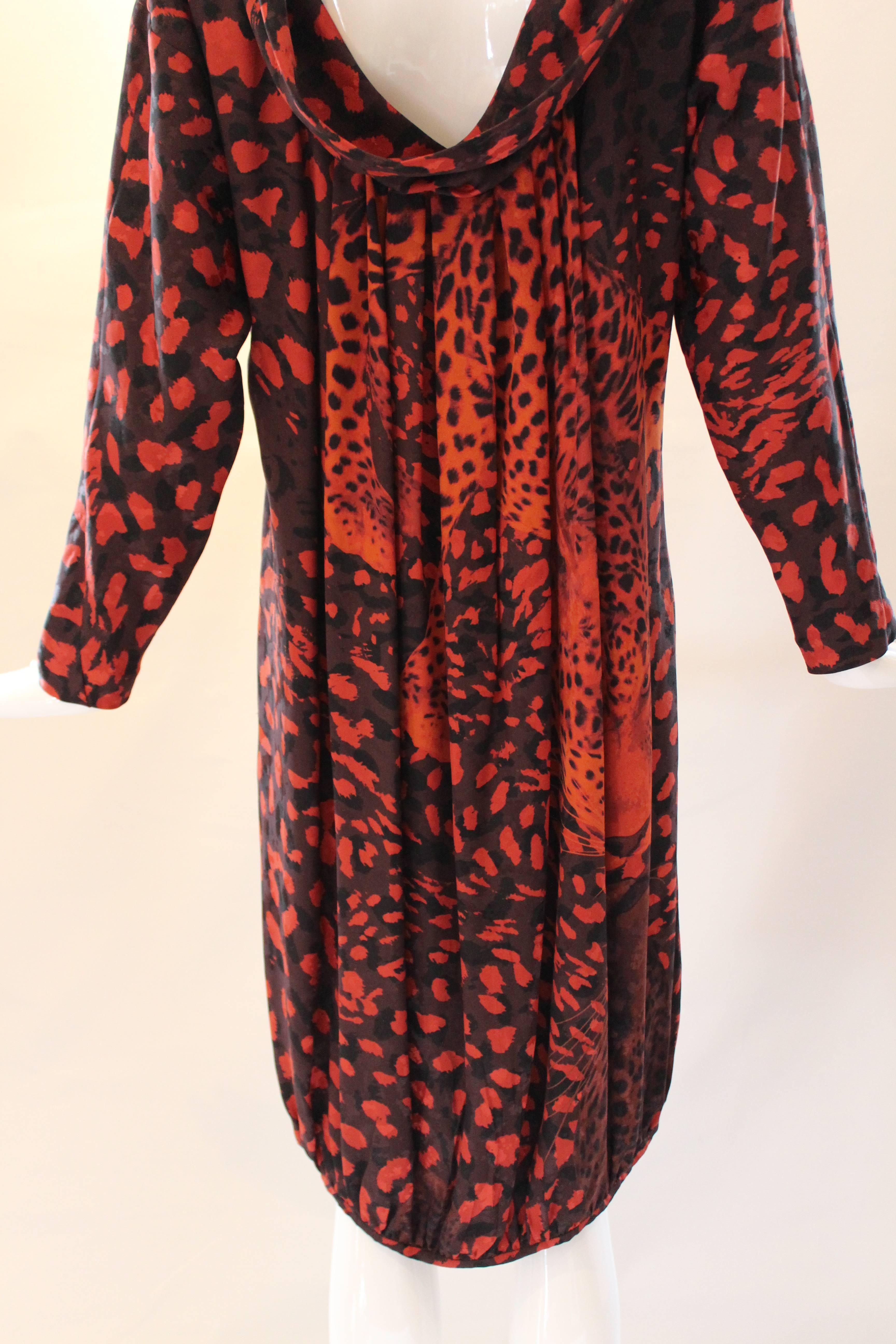 Hermes Leopard Print Dress 2