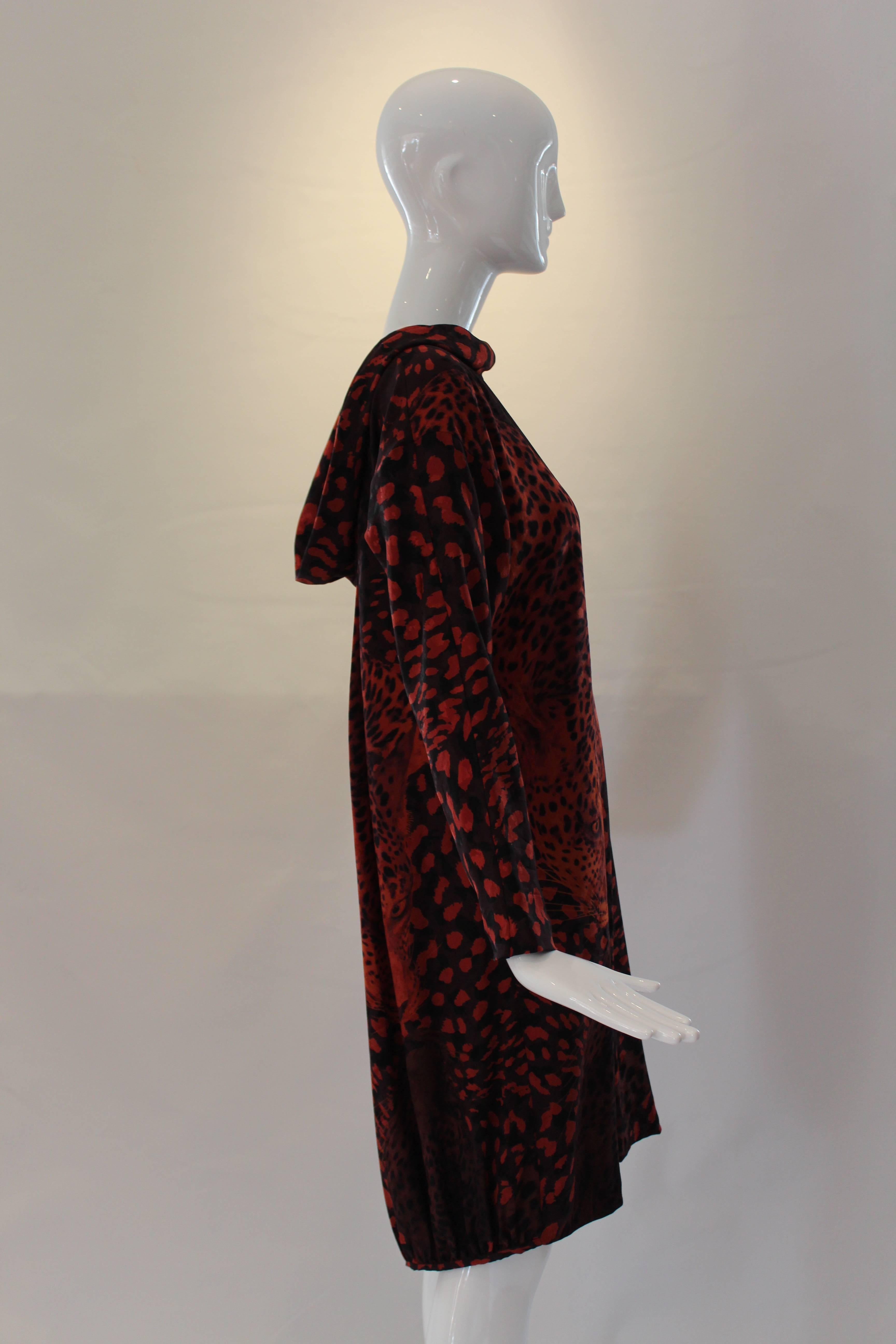 Women's Hermes Leopard Print Dress
